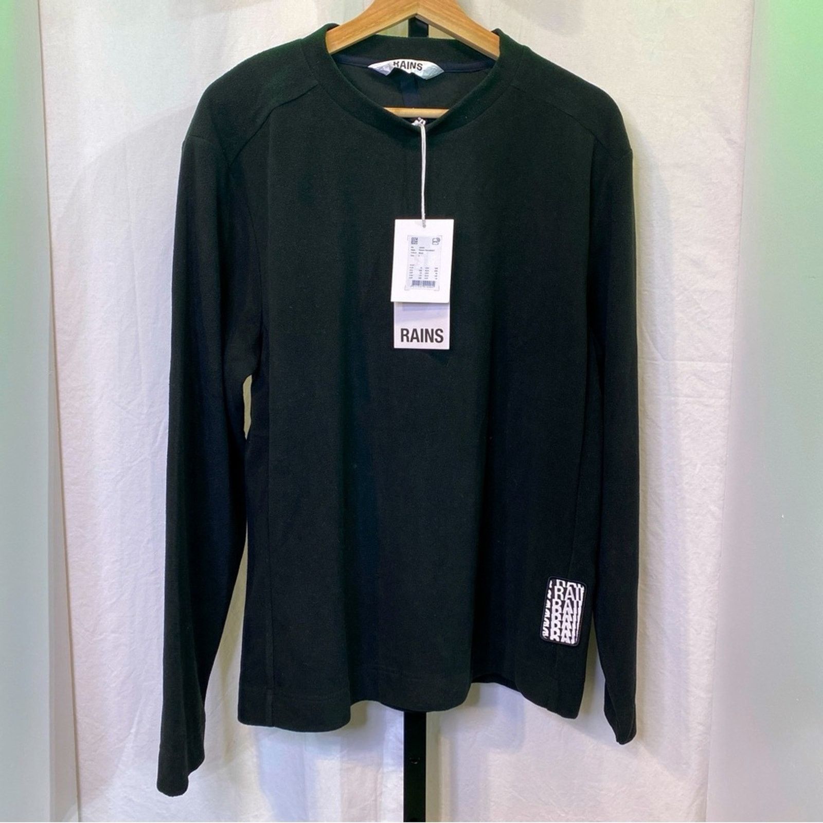 Rains NWT Rains unisex brushed fleece, crew neck, luxuriously soft Size S / US 4 / IT 40 - 1 Thumbnail