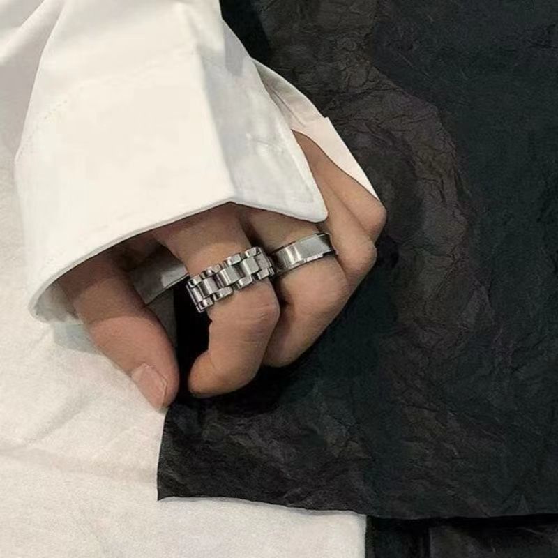 Jewelry Matchless Jewelry Rings Open Size Chrome Ring (Size 7-13) Size ONE SIZE - 3 Thumbnail