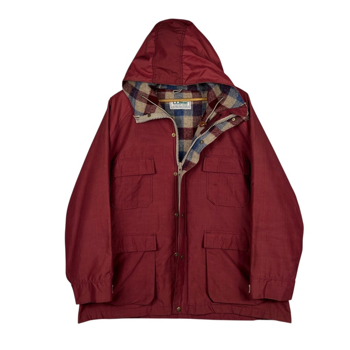 L.L. Bean 🔥 Vintage LL Bean Baxter State Mountain Parka Plaid Lining Size US M / EU 48-50 / 2 - 1 Thumbnail