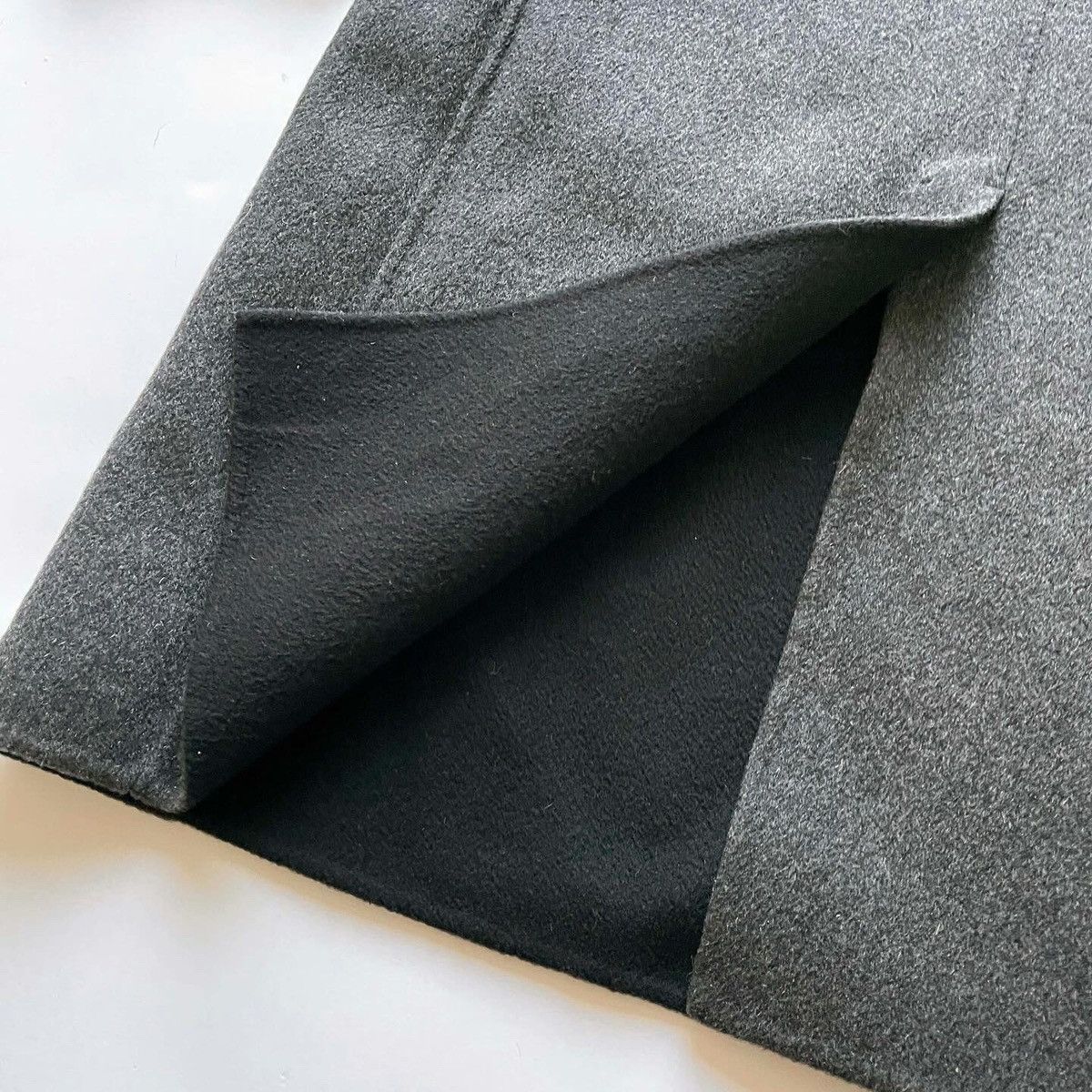 Theory Theory Mens Double Faced 100% Cashmere Coat Grey Size XL Size US XL / EU 56 / 4 - 7 Thumbnail