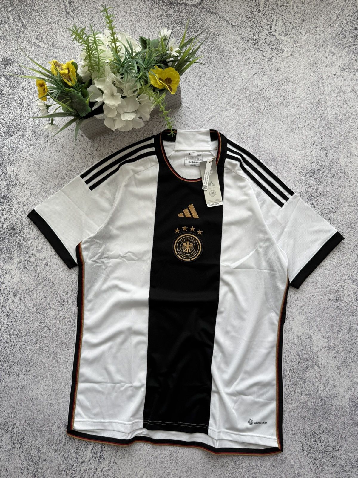 GERMANY 2022/2023 HOME FOOTBALL SHIRT SOCCER JERSEY ADIDAS