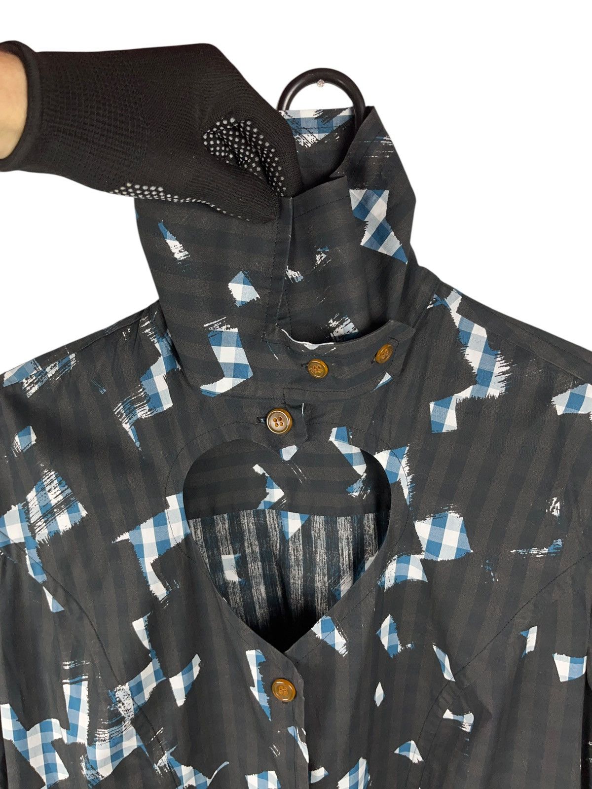 Seditionaries × Vivienne Westwood Vivienne Westwood Heart Collar Dress Shirt Avant Garde Size M / US 6-8 / IT 42-44 - 12 Thumbnail