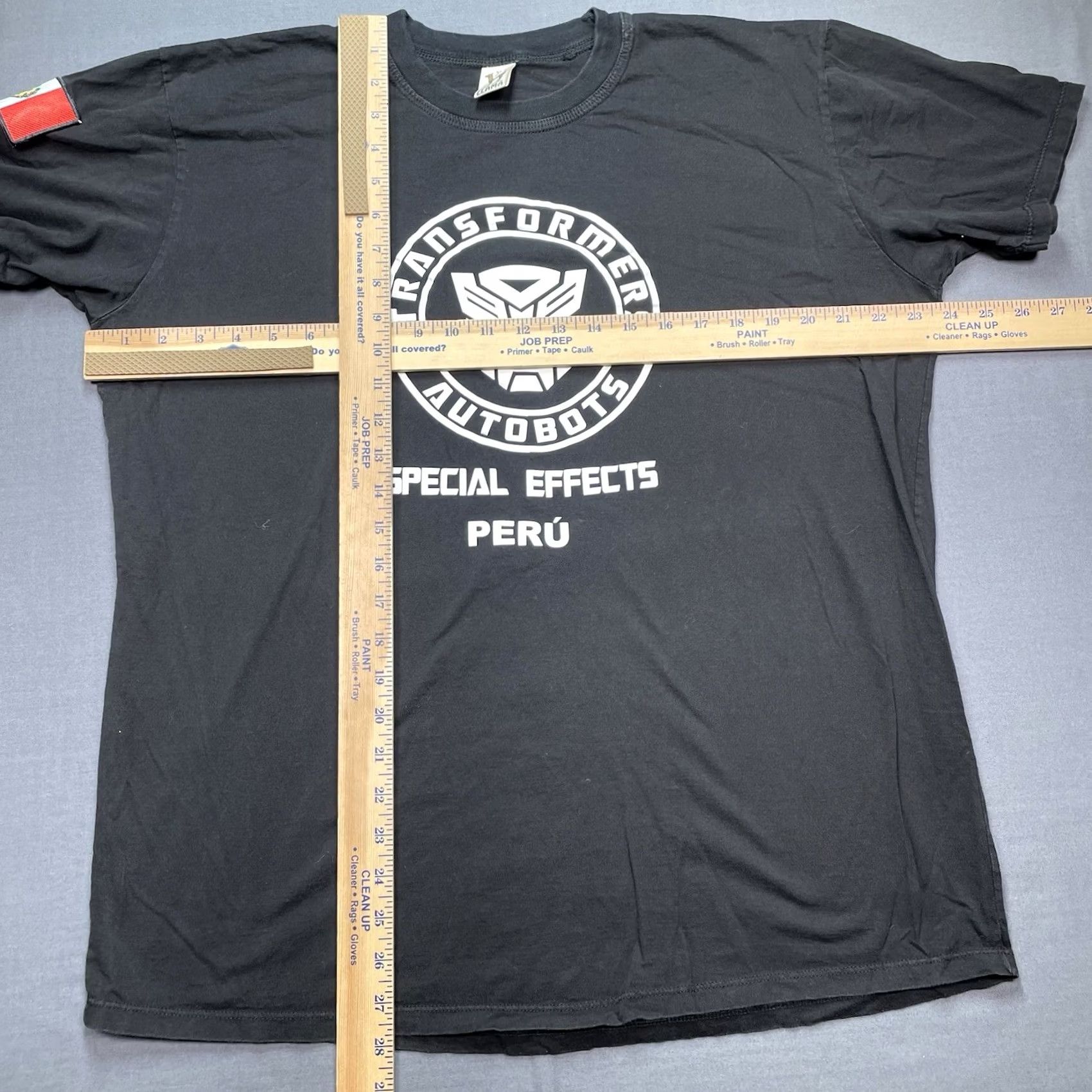 Vintage Transformers Shirt Men XL Black Cast Crew Special Effects Peru Autobots Mens XL Shirt Size US XL / EU 56 / 4 - 5 Thumbnail