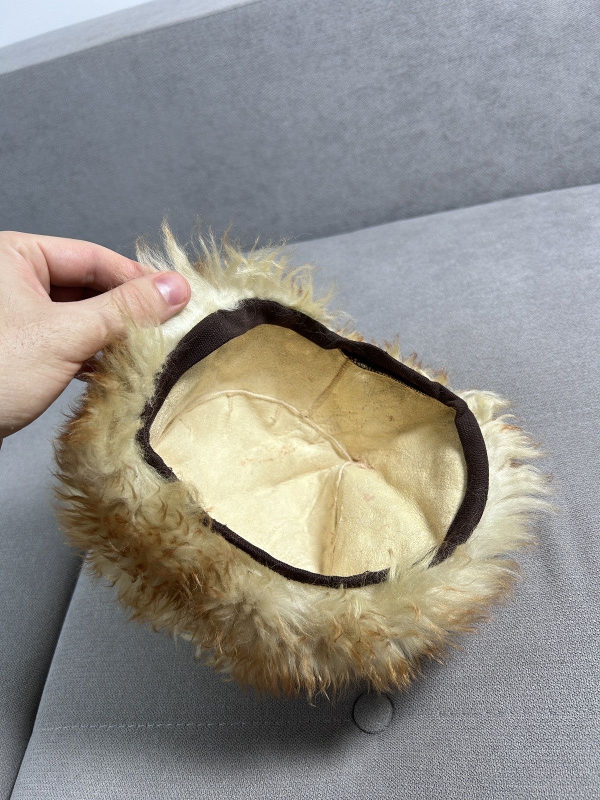 Japanese Brand × Vintage Vintage Y2K AvantGarde faux fur hat streetwear one size Size ONE SIZE - 5 Thumbnail