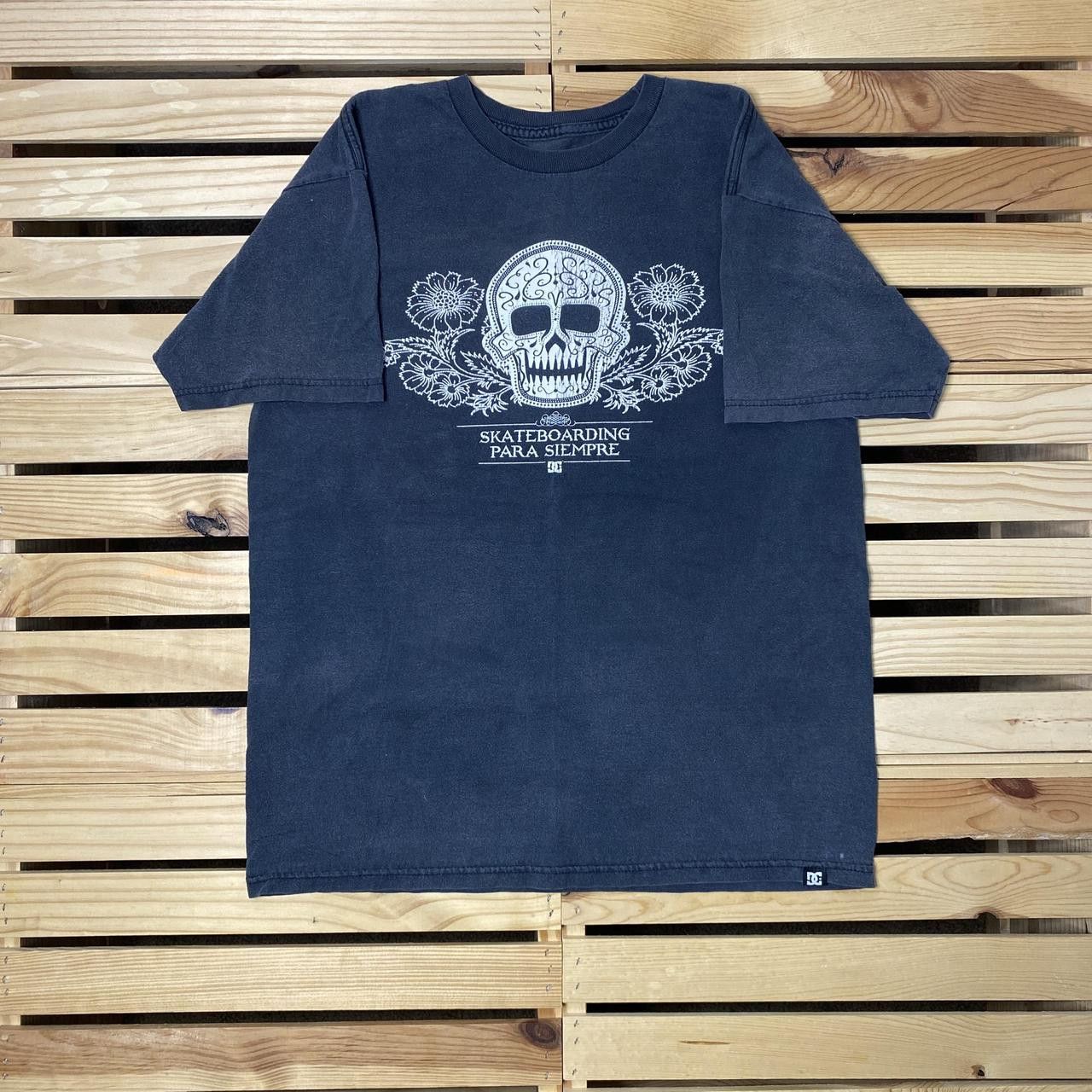 DC DC Shoes Faded Black Y2K Skate Tee Size Medium Size US M / EU 48-50 / 2 - 1 Thumbnail