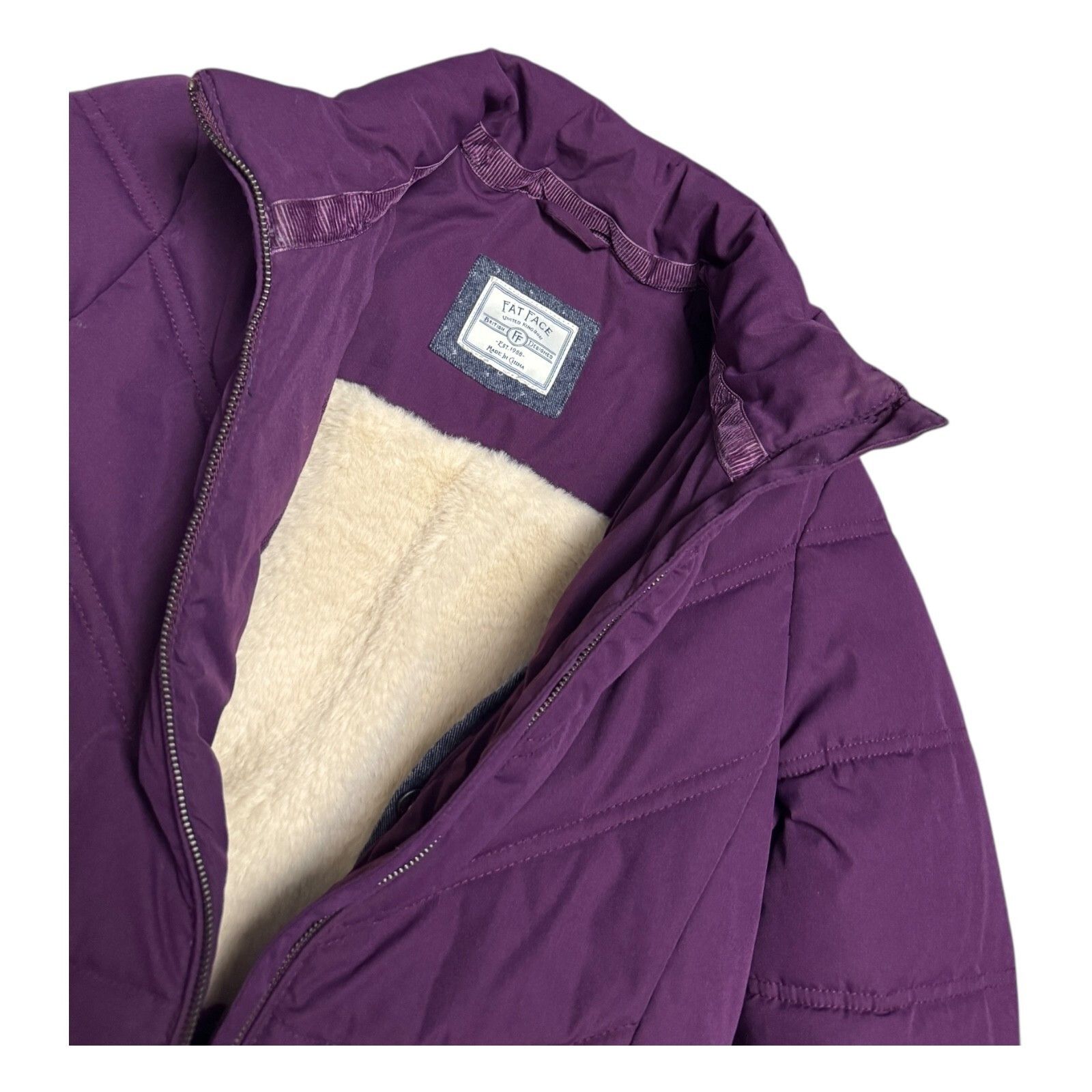FatFace FAT FACE Designer Fleece Lined RECYCLED FILL Parka Coat XS Size XS / US 0-2 / IT 36-38 - 3 Thumbnail