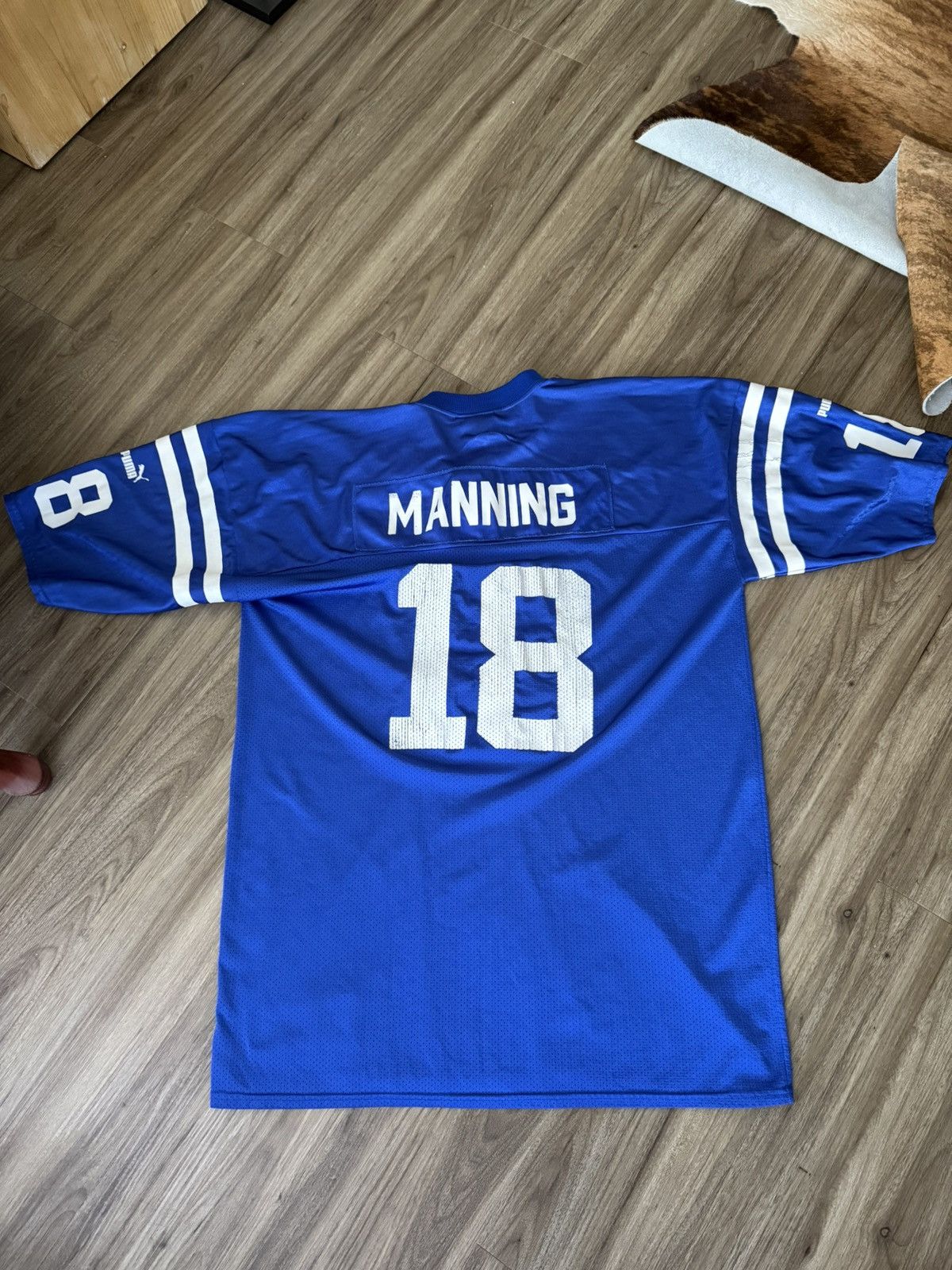Puma Vintage Peyton Manning Indianapolis Colts Puma jersey Size US XXL / EU 58 / 5 - 5 Thumbnail