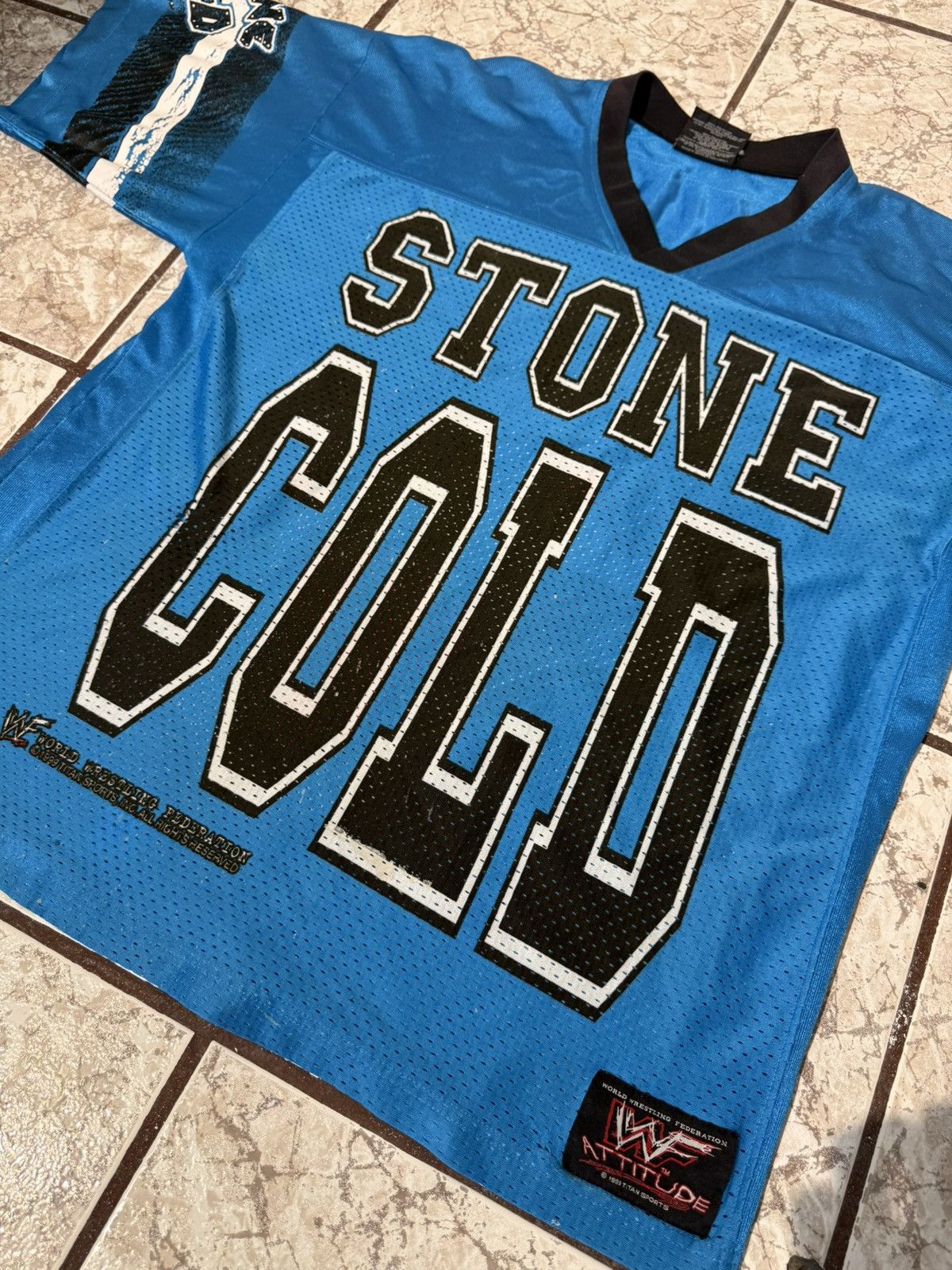 WWE Stone Cold 1999 Jersey WWF WWE Attitude Era Merch Size US XL / EU 56 / 4 - 3 Thumbnail
