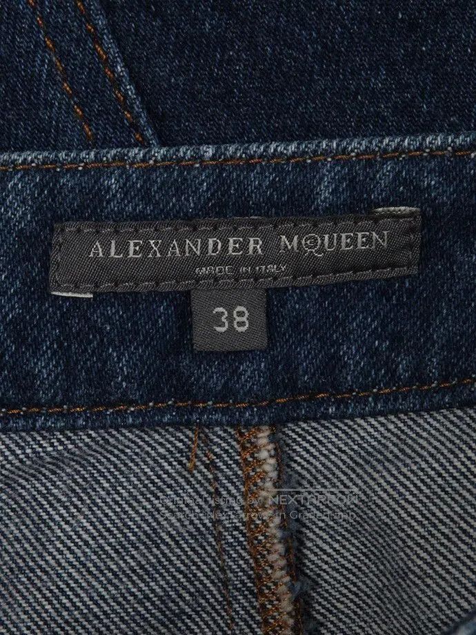 Alexander McQueen Alexander McQueen Denim Flare Pants. Size 37" - 6 Thumbnail