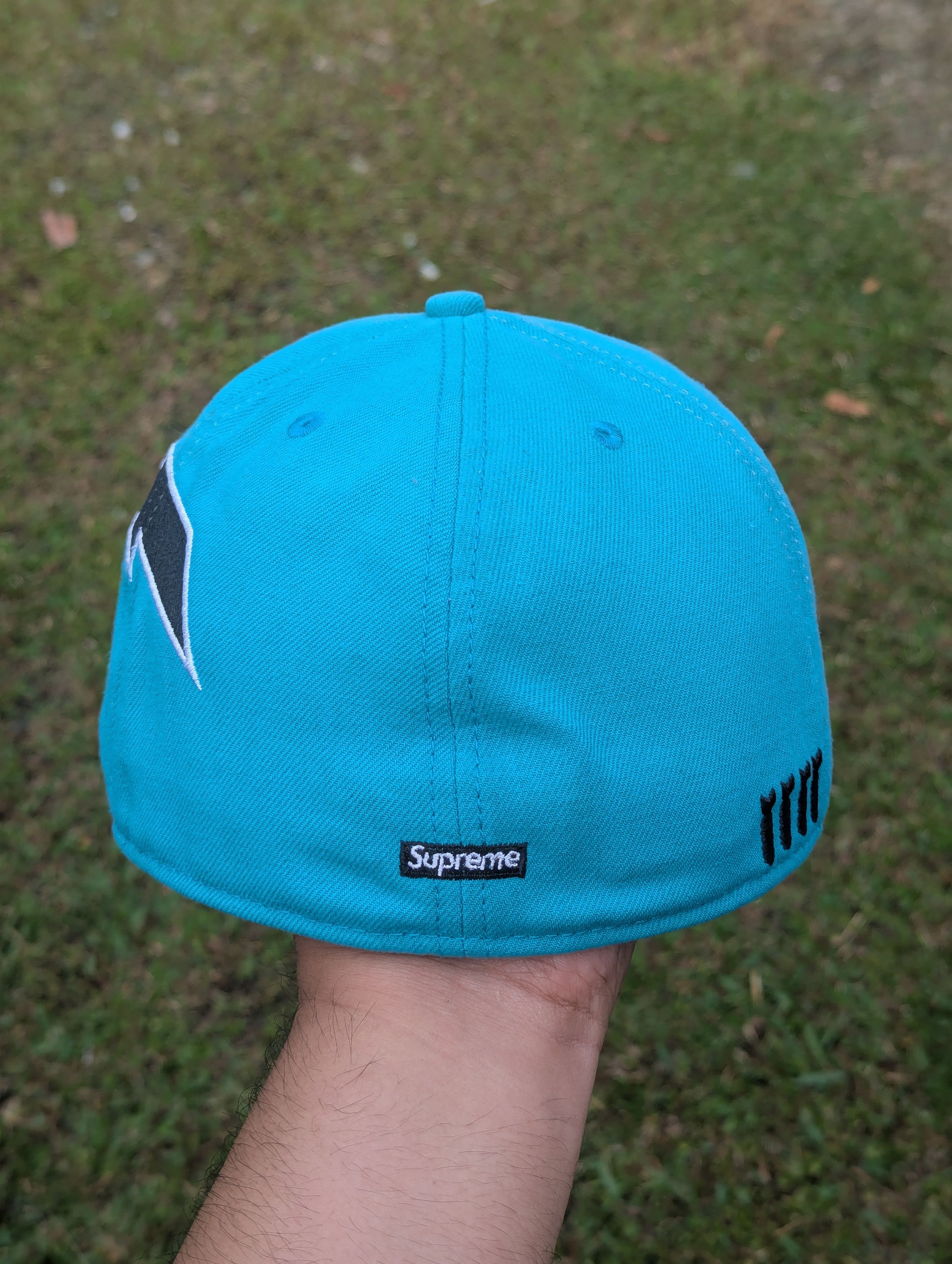 Supreme SUPREME NEW ERA FW06 SEARCH & DESTROY FITTED CAP HAT TEAL Size ONE SIZE - 3 Thumbnail