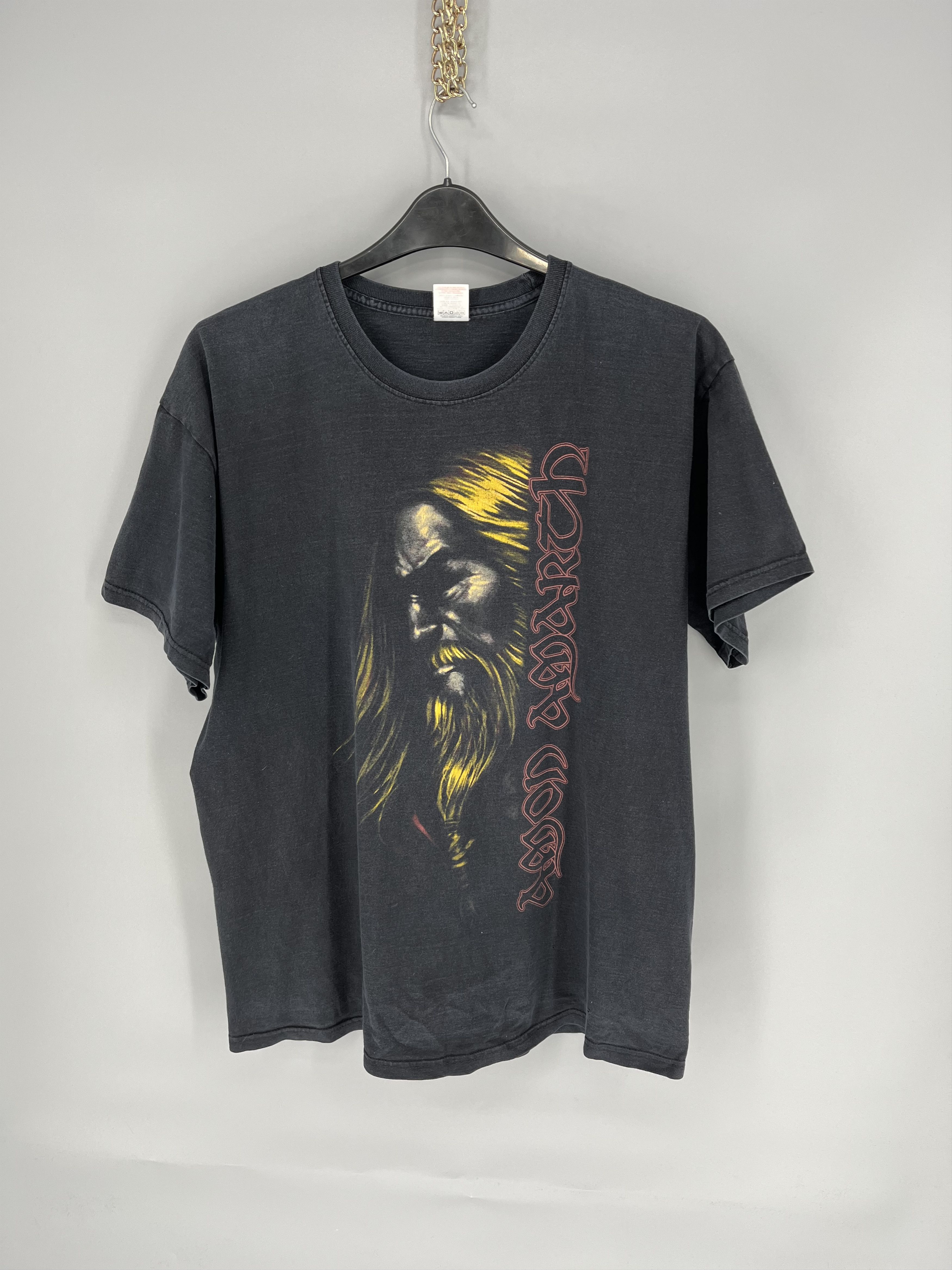 Band Tees Vintage Amon Amarth Tee Thrashed Washed Distressed 90s Size US XL / EU 56 / 4 - 2 Thumbnail