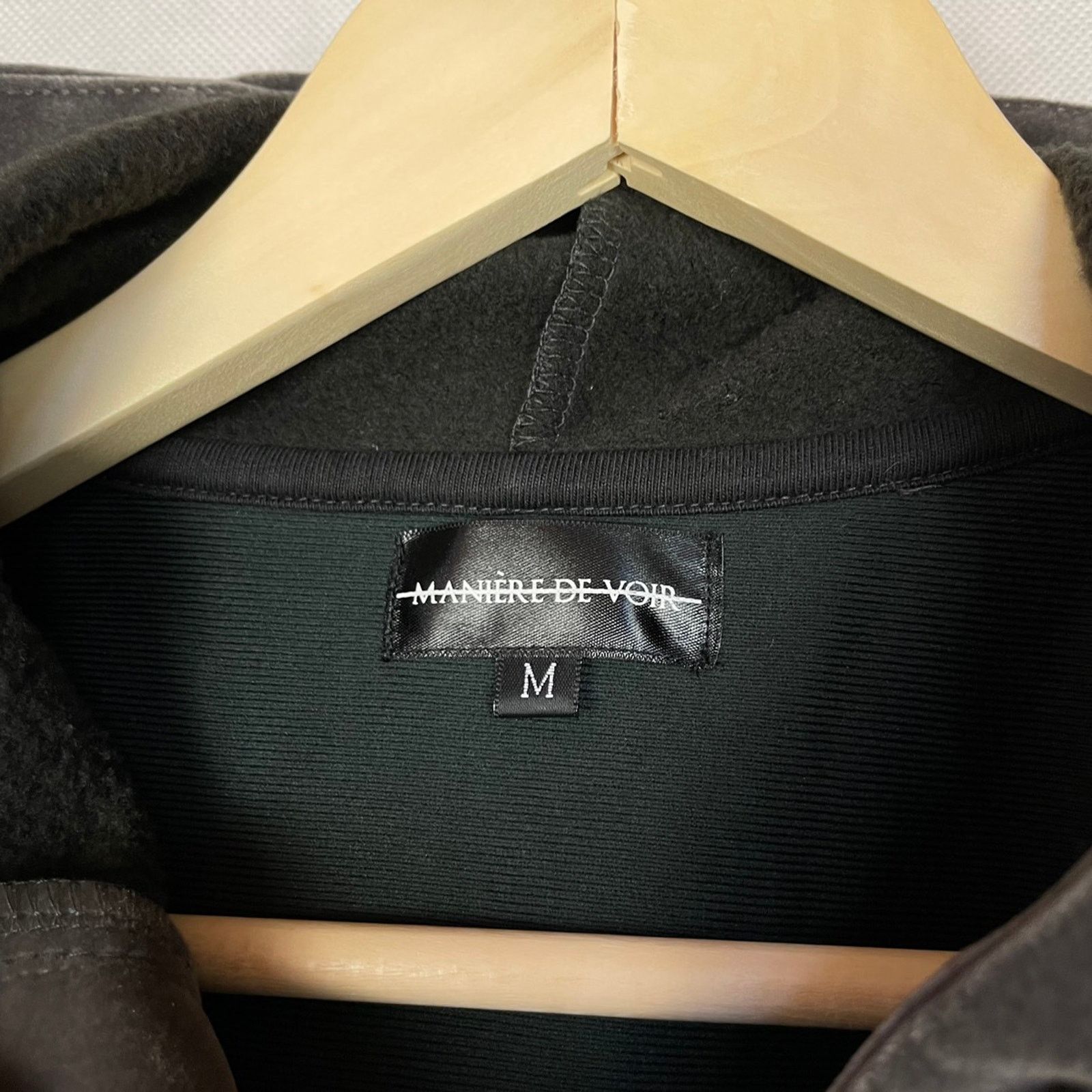 Maniere De Vior Maniere De Voir Classic Zip Hoodie with Small Embroided Logo Size US M / EU 48-50 / 2 - 8 Thumbnail