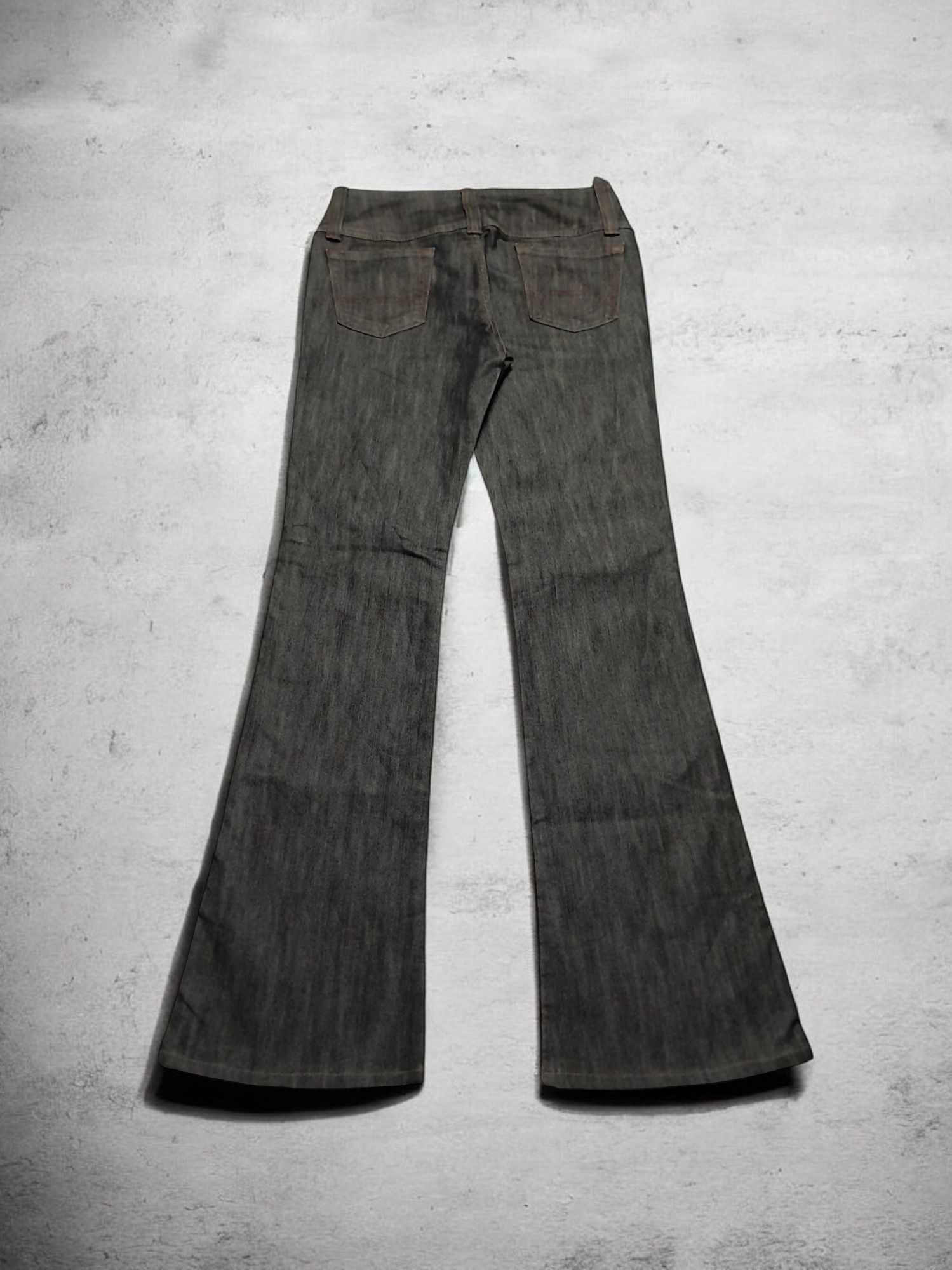 Japanese Brand × Tornado Mart Brappers Dark Grey Flare Denim Size US 30 / EU 46 - 2 Thumbnail