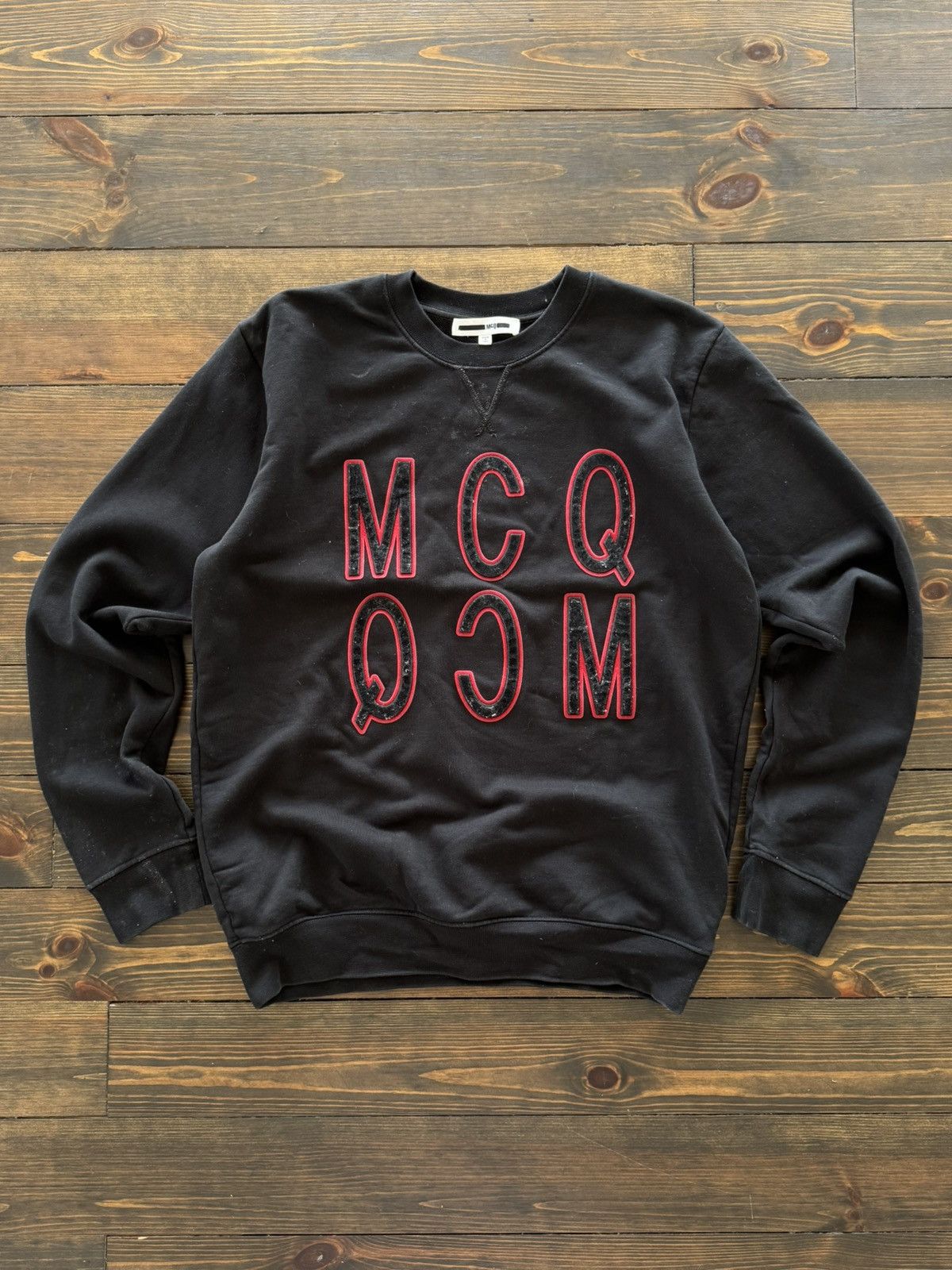 Luxury Sweatshirt Black Alexander Mcqueen Sweatshirt Alexander 