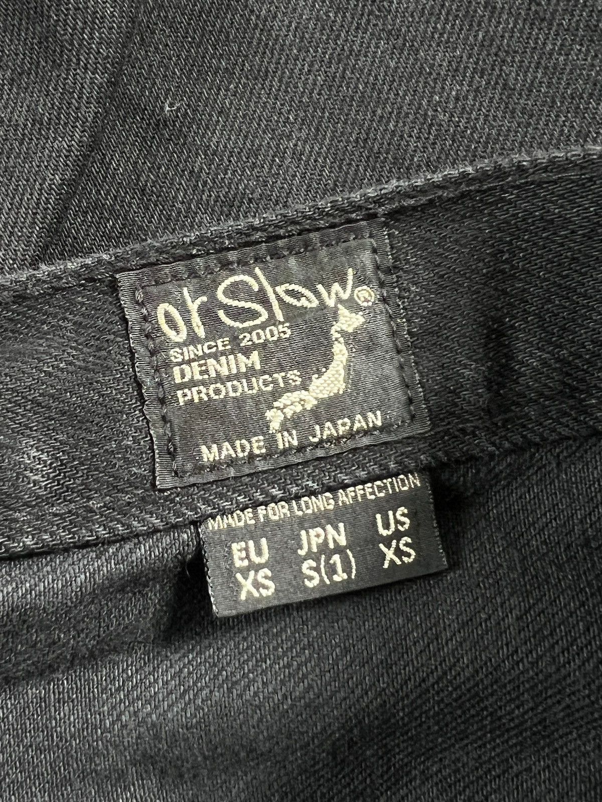 Orslow orSlow Super Black Slim Fit Jeans Size US 31 - 9 Thumbnail