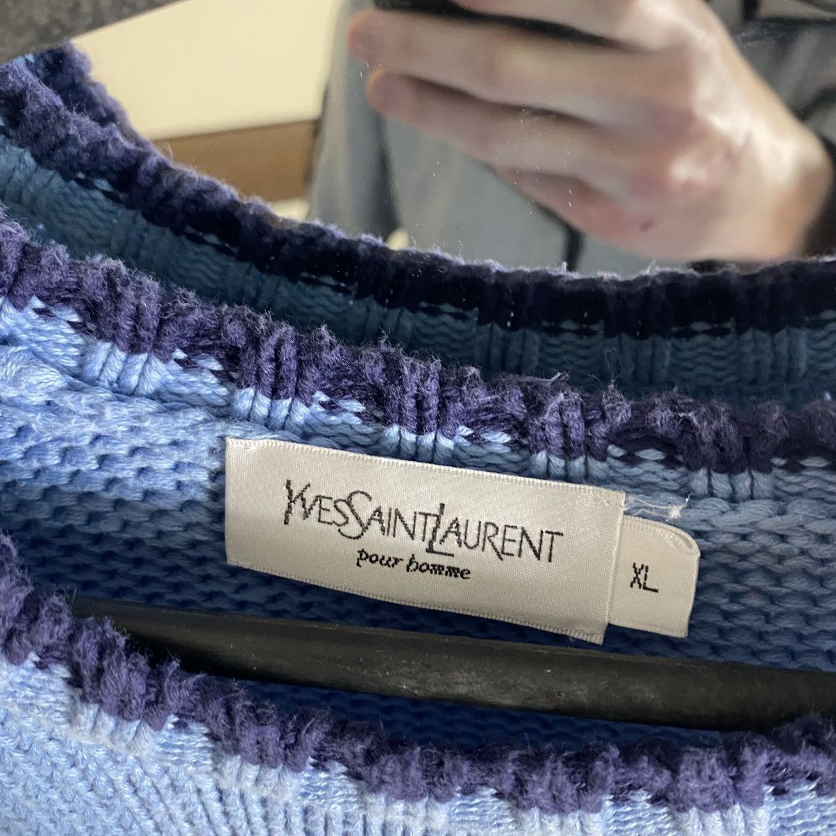 Yves Saint Laurent Vintage Ysl sweater Yves Saint Laurent sweatshirt Size US XL / EU 56 / 4 - 4 Thumbnail