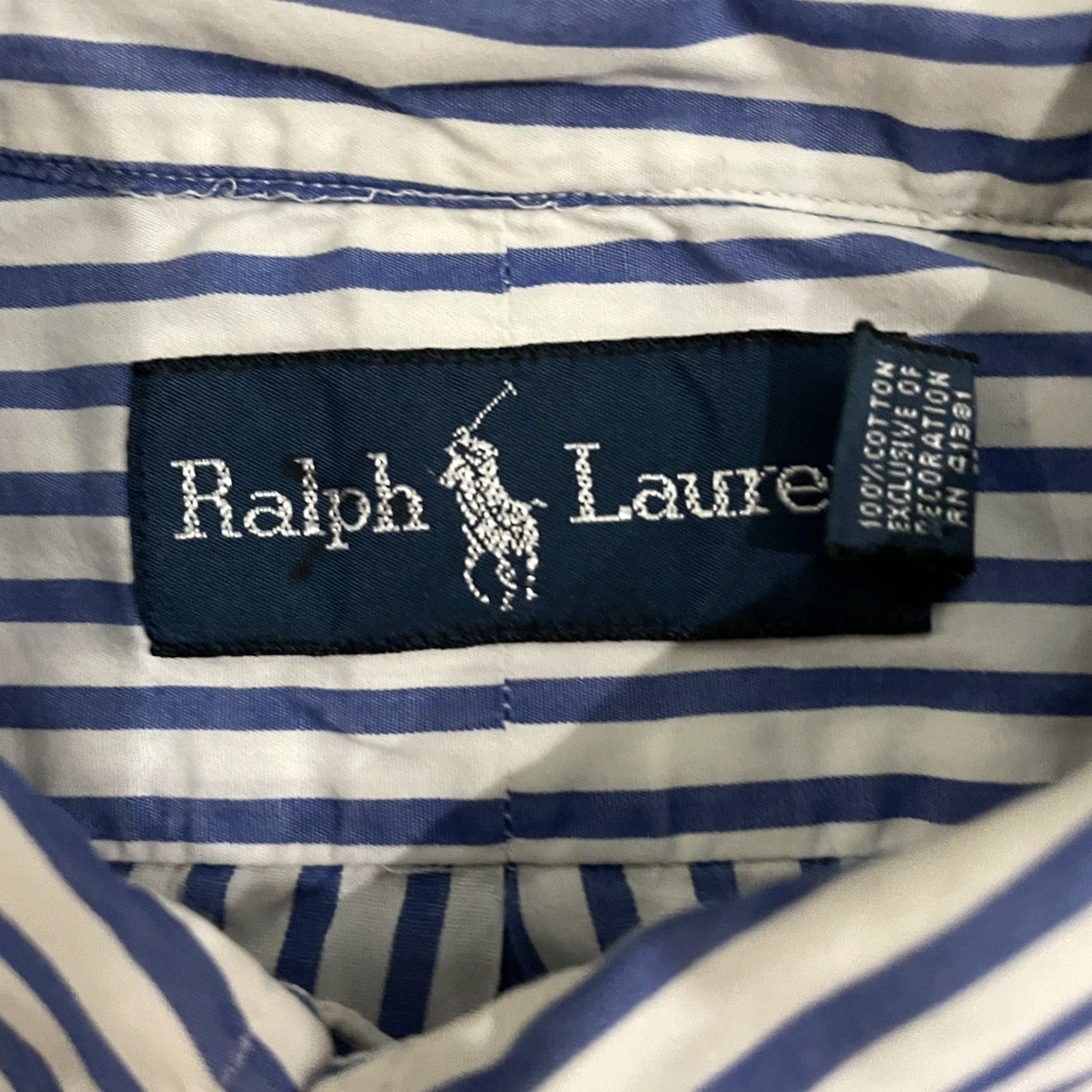 Ralph Lauren RALPH LAUREN Multicolor Striped Button-Up Shirt Long Sleeve Adult Large Mens Size US L / EU 52-54 / 3 - 4 Thumbnail