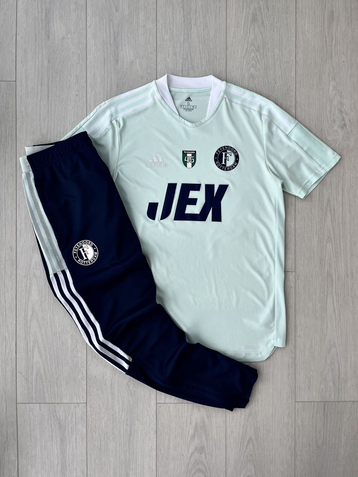 Adidas Adidas Feyenoord Soccer Jersey + Track Pants Tracksuit Bloke Size US S / EU 44-46 / 1 - 1 Thumbnail