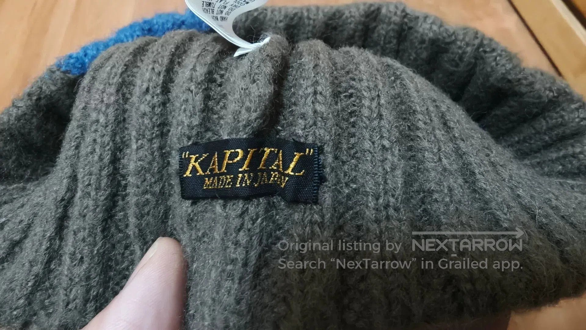 Kapital kapital patchwork knit beanie hat. Size ONE SIZE - 4 Thumbnail
