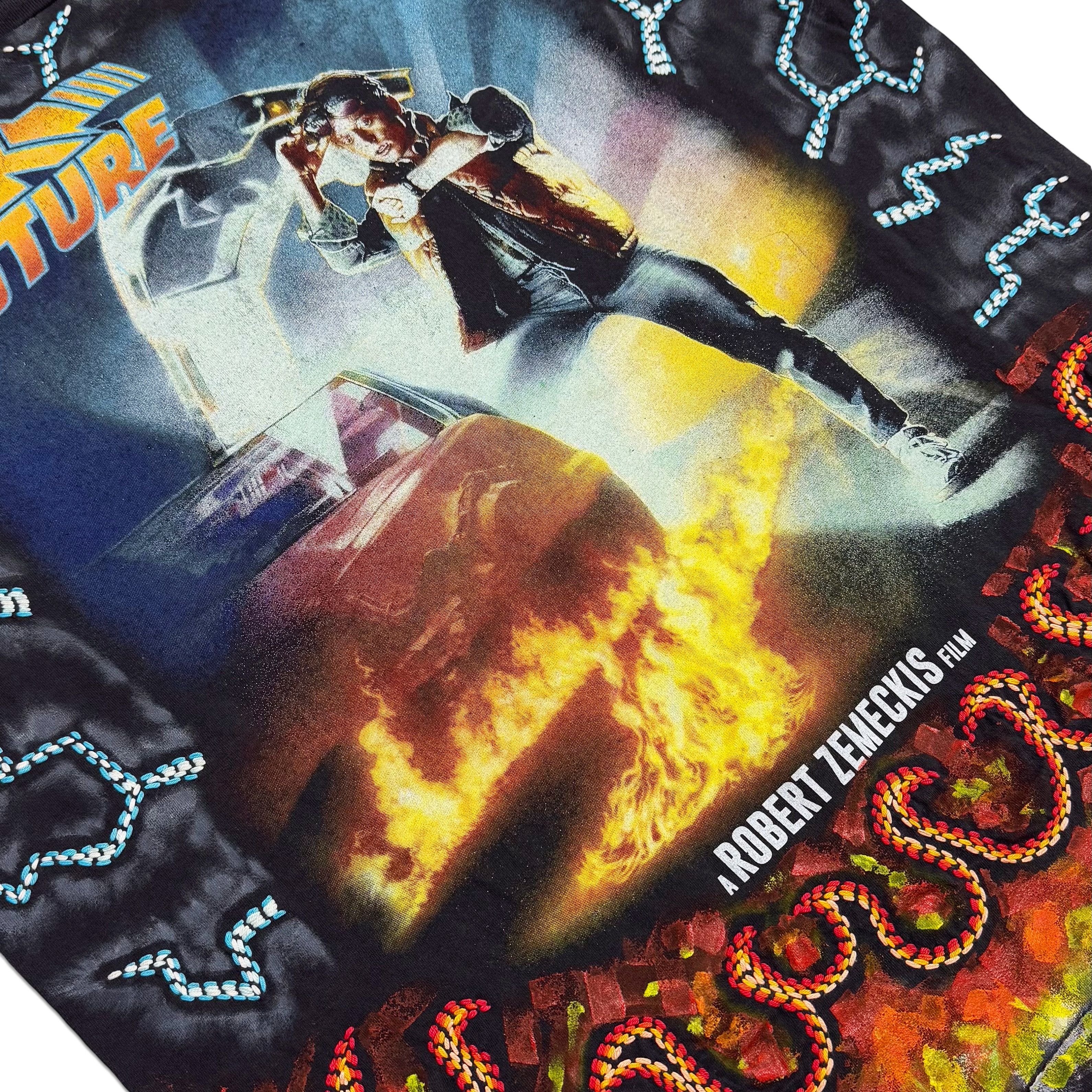 Band Tees Suture Studios Back to the Future Hand Embroidered T-shirt Size US L / EU 52-54 / 3 - 2 Thumbnail