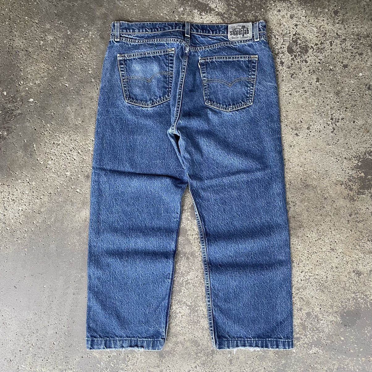 Vintage BAGGY VINTAGE 90s LEVIS SILVER TAB STRAIGHT AND SLIM JEANS ...