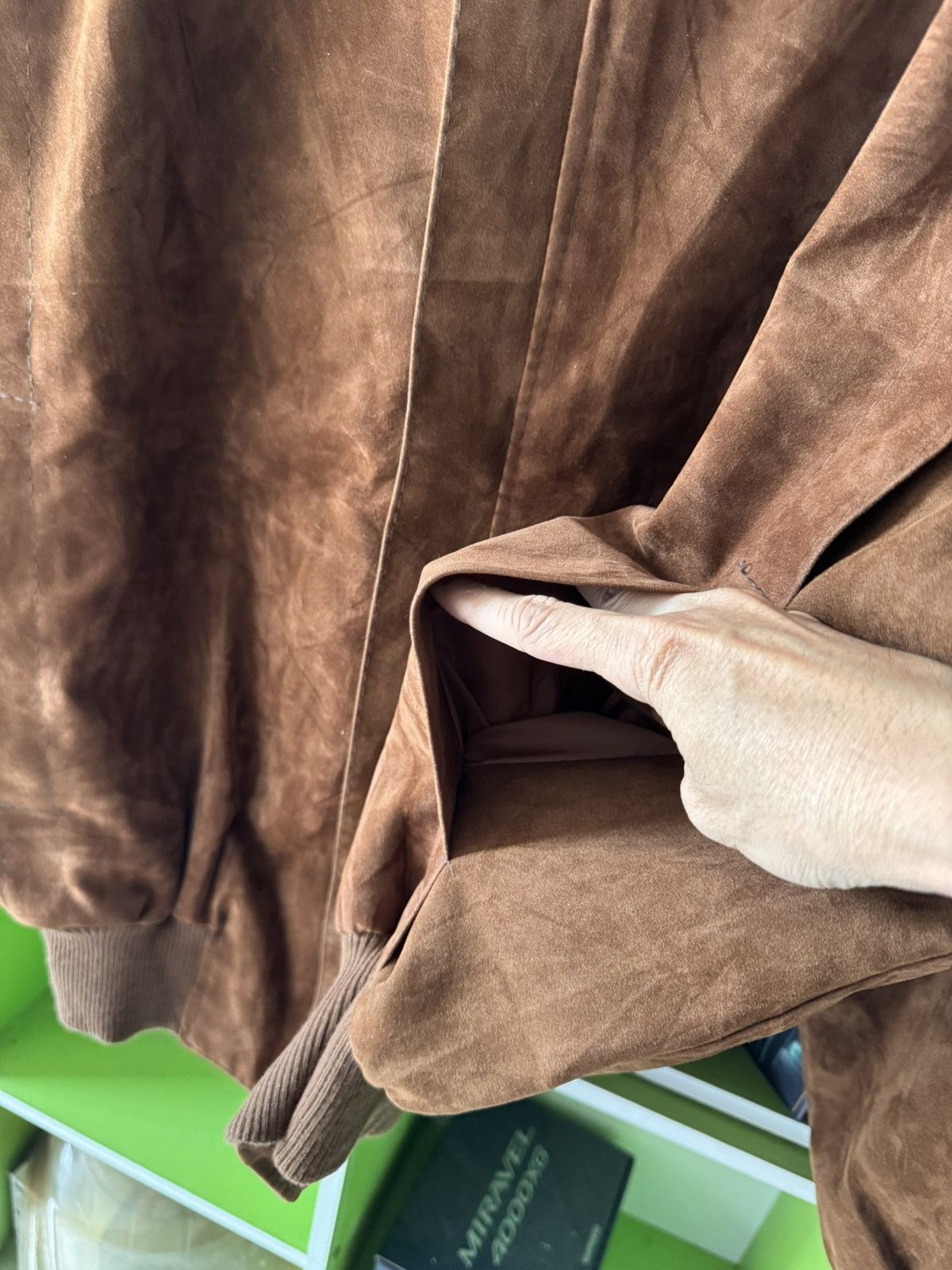 If Six Was Nine Vintage 70/80s Confezioni di lusso suede jacket Size US L / EU 52-54 / 3 - 8 Thumbnail