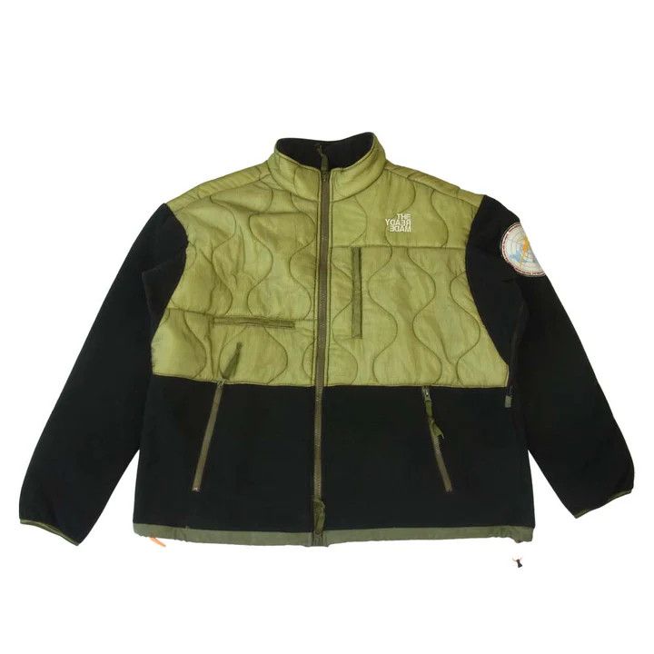 READYMADE o1tko11224 Panelled Fleece Jacket in Khaki/Black Size US L / EU 52-54 / 3 - 1 Thumbnail