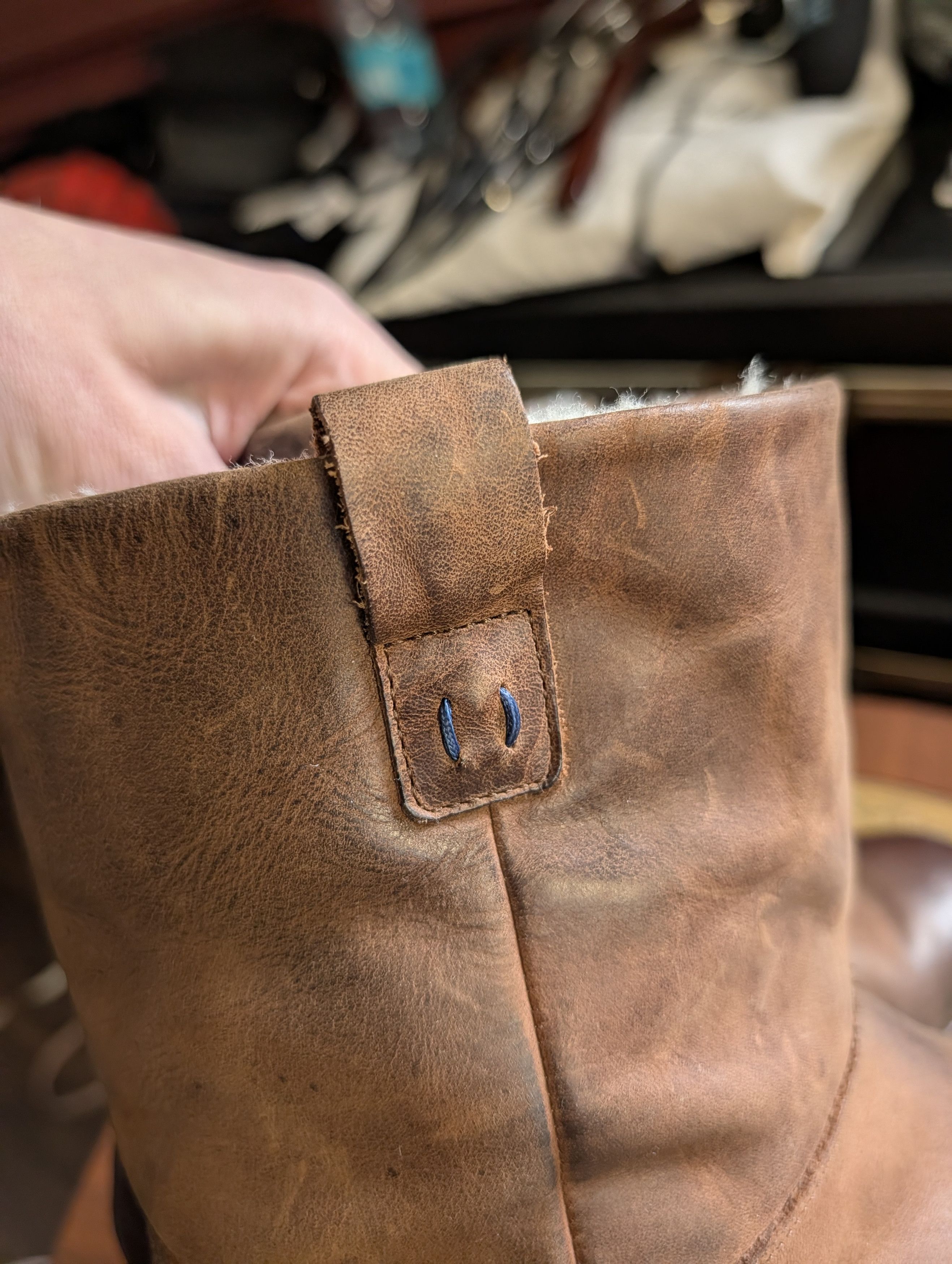 Other ROSS SNOW Leather shearling lined Italian Vibram boots Size US 9 / EU 42 - 6 Thumbnail