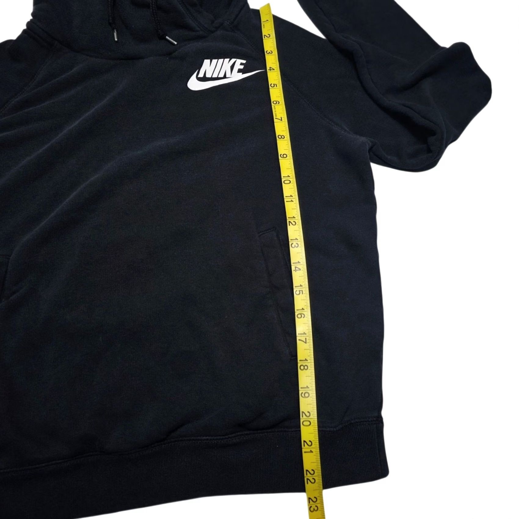 Nike Nike Black Pullover Hoodie Cowl Cross Neck Sweatshirt Women’s Medium Size M / US 6-8 / IT 42-44 - 5 Thumbnail
