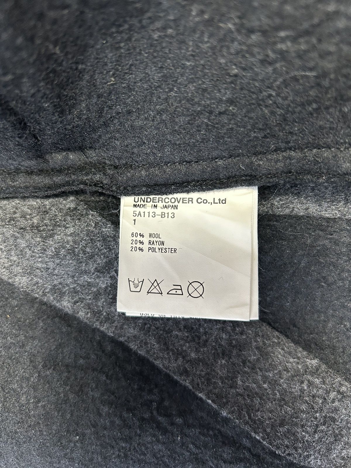 Japanese Brand × Jun Takahashi × Undercover UNDERCOVER ARTS & CRAFTS WOOL JACKET Size ONE SIZE - 5 Thumbnail