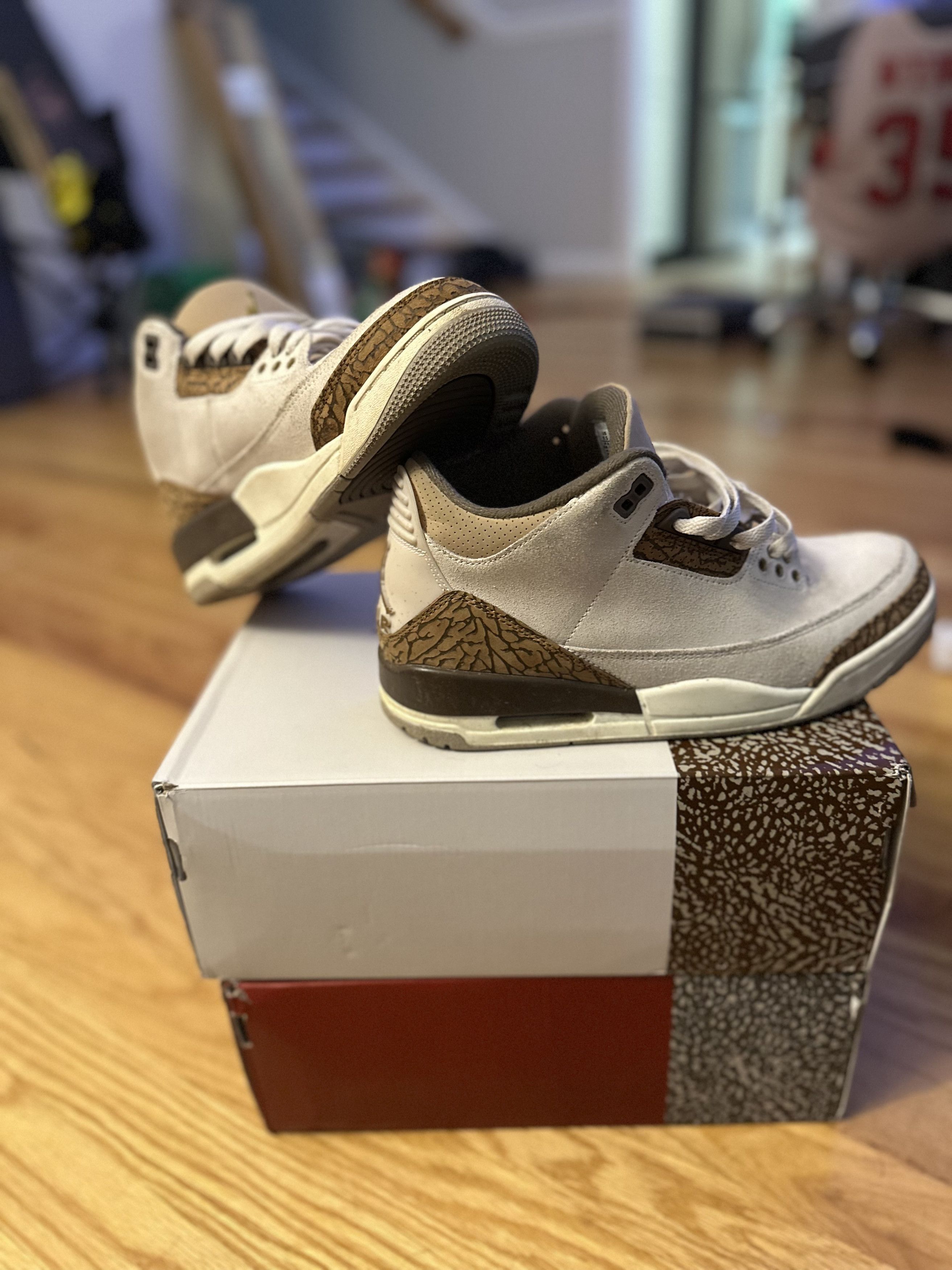 Jordan Brand Size 9.5 - Jordan 3 Retro Low Palomino Brown Tan Suede Size US 9.5 / EU 42-43 - 1 Thumbnail