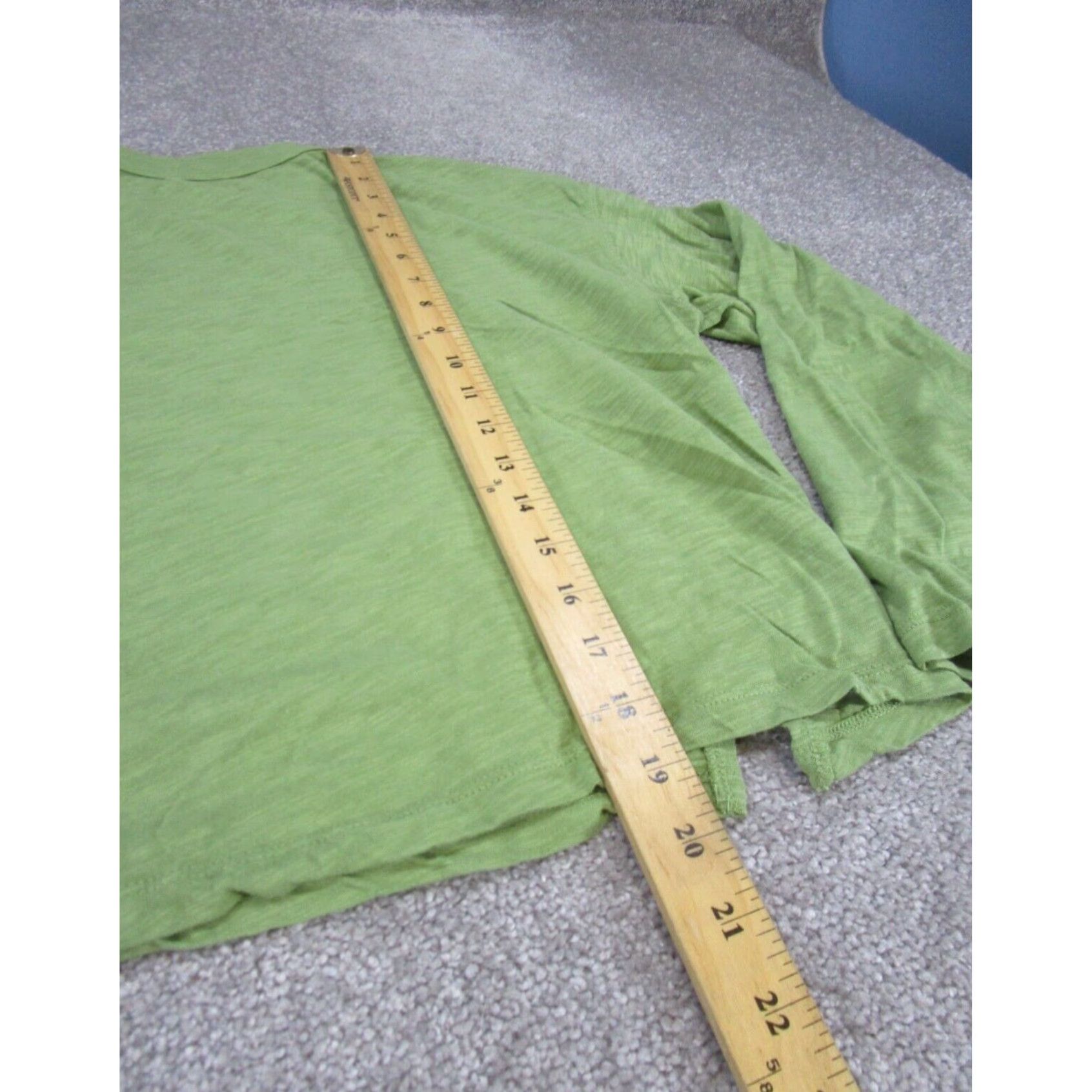 Madewell Womens Green Long Sleeve 2Xs Size Soft Classic Fit Madewell Shirt Tee Size XXS / US 00 / IT 34 - 4 Thumbnail