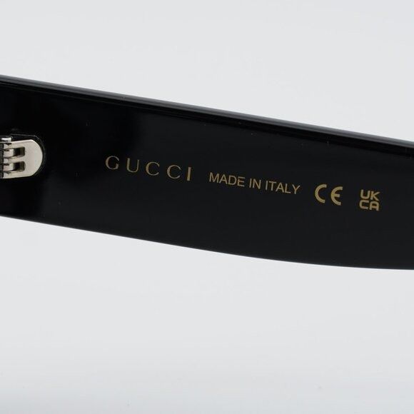 Gucci Gucci GG1794S 001 Sunglasses Black Square Frame, Grey Lenses Size ONE SIZE - 6 Thumbnail