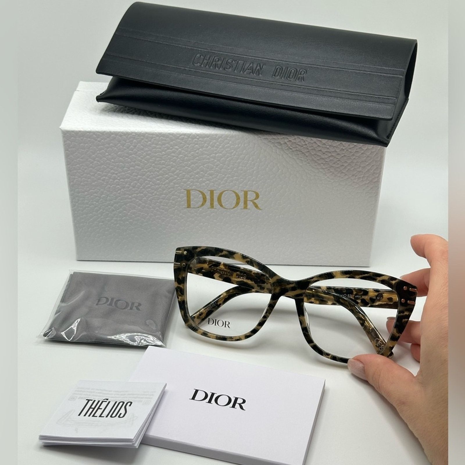 Dior NEW Dior Eyeglasses CD50070I 057 DiorSignatureO B3I Havana Size ONE SIZE - 10 Thumbnail