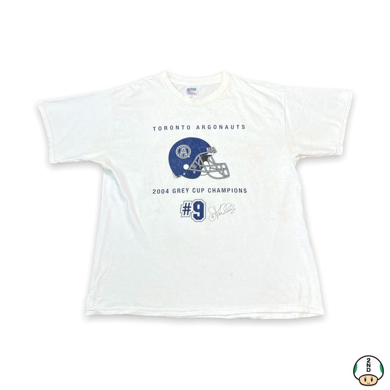 NFL × Vintage 2004 Toronto Argonauts T Shirt Grey Cup Champions CFL Tee Size US XL / EU 56 / 4 - 1 Thumbnail