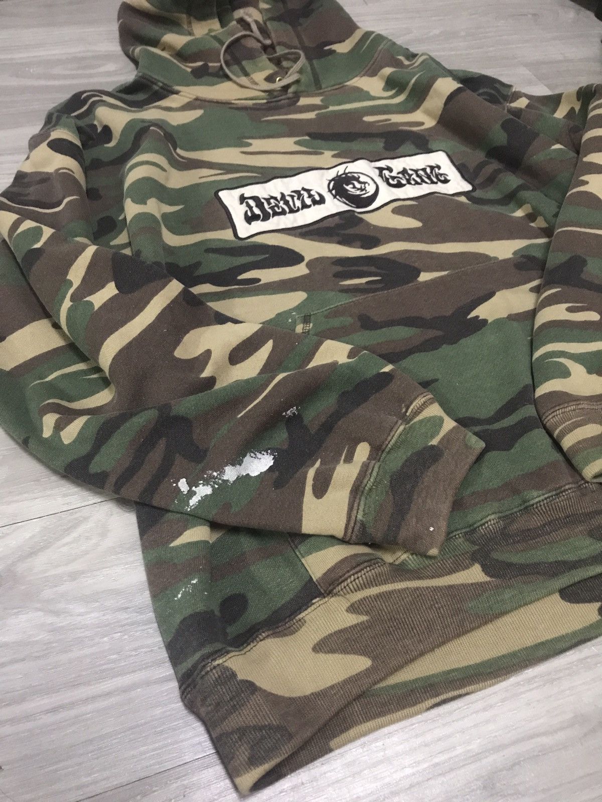 Rap Tees × Vintage Vintage DEVIL GANG - CAMOUFLAGE Hoodies Size US L / EU 52-54 / 3 - 17 Thumbnail