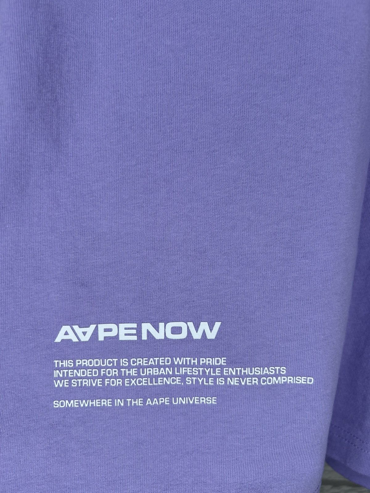 Aape Aape Badge Lavender T Shirt Size US S / EU 44-46 / 1 - 7 Thumbnail