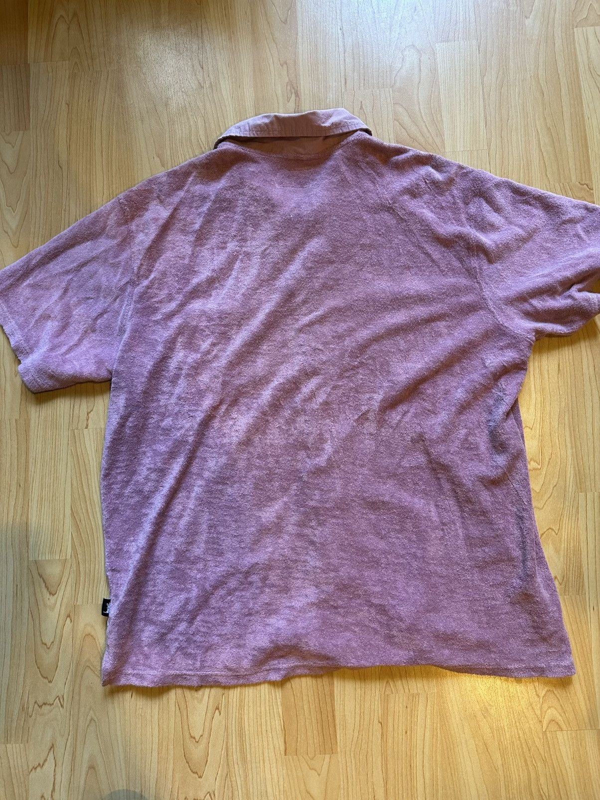 Stussy Stussy Velour Shirt Men’s M Pink Button Down Size US M / EU 48-50 / 2 - 5 Thumbnail