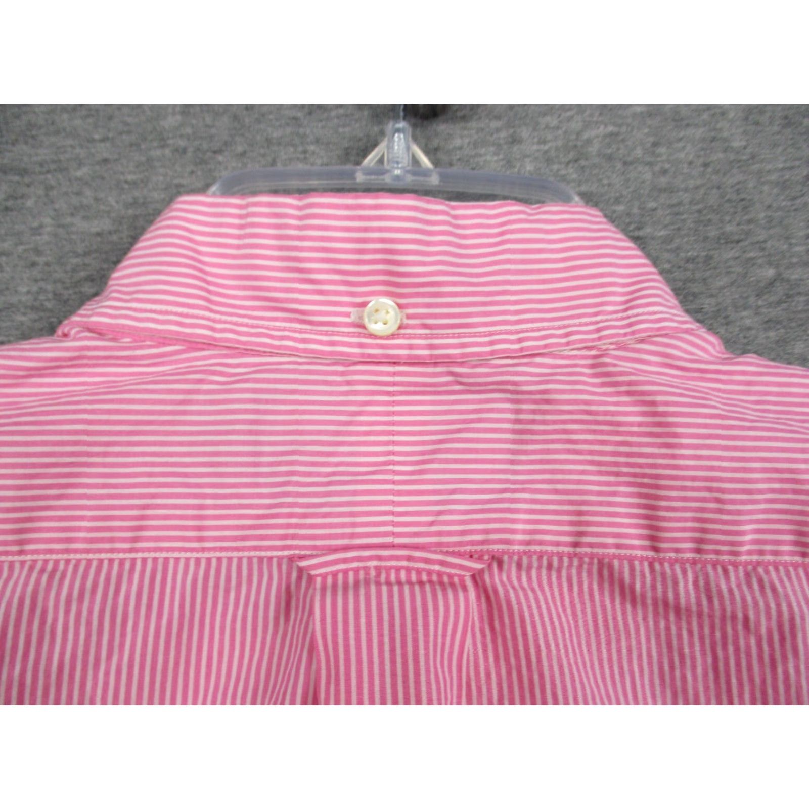 Ralph Lauren Ralph Lauren Custom Fit Shirt XL Men's Button-Down Salmon White Stripe Shirt Size US XL / EU 56 / 4 - 6 Thumbnail