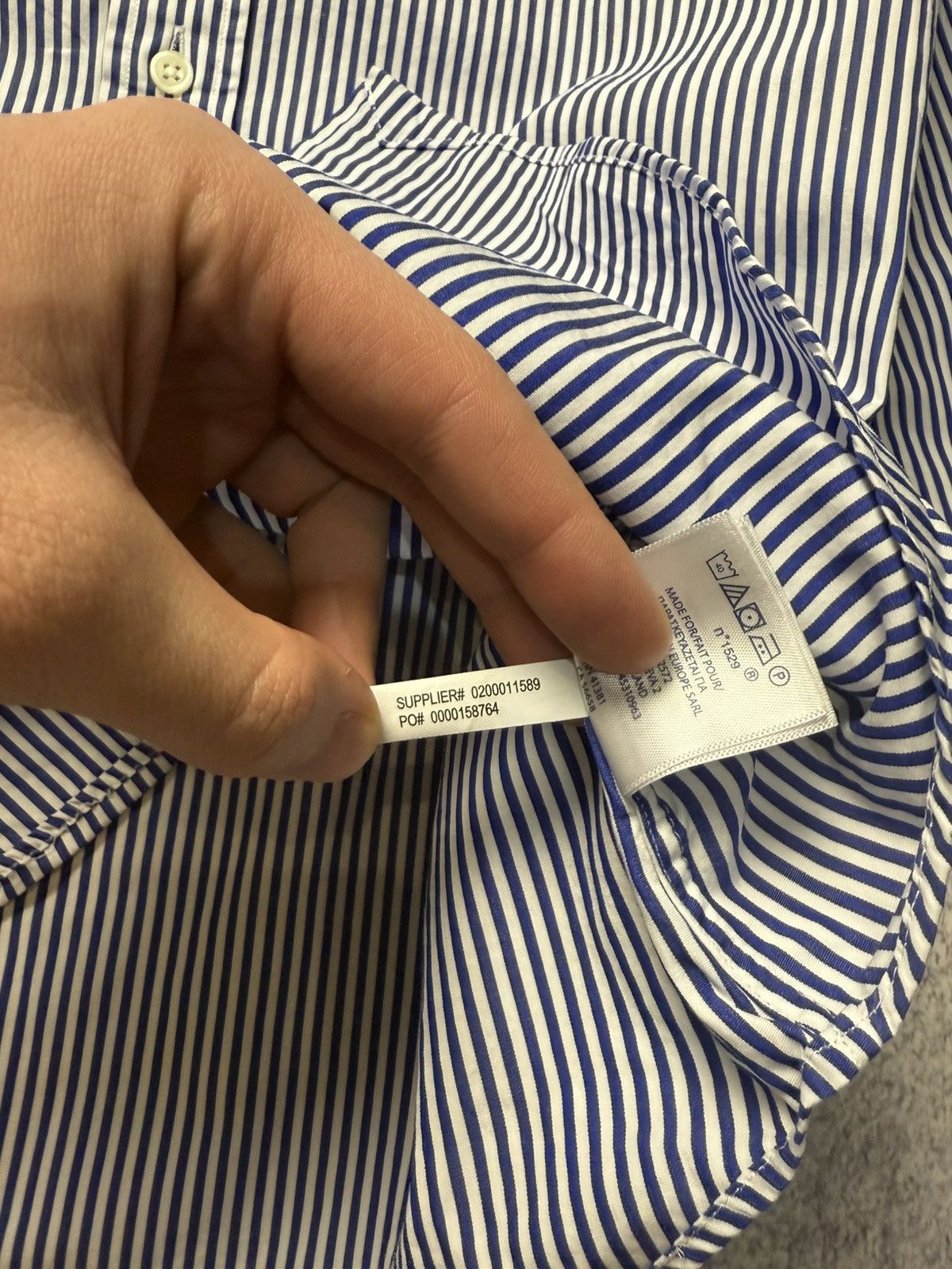 Polo Ralph Lauren Vintage RALPH LAUREN Striped long Sleeved Shirt Rare Size US S / EU 44-46 / 1 - 18 Thumbnail