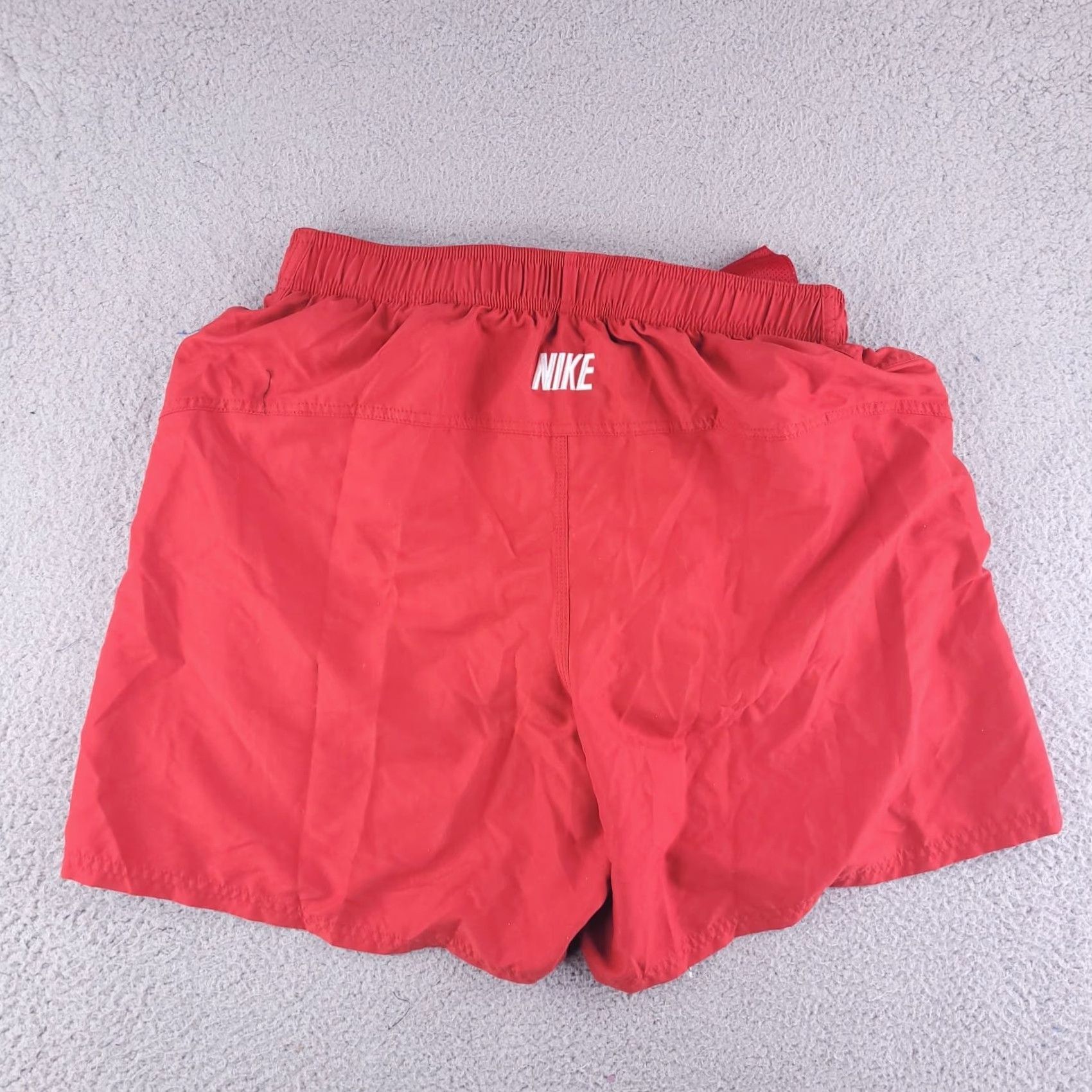 Nike Nike Shorts Mens L Red Swim Lined Retro y2k 90s Swim Bottom Style Holiday? Size US 33 - 7 Thumbnail