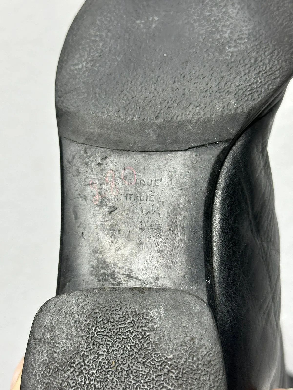 If Six Was Nine Vintage Western Cowboys Leather Boots High Heels Y2k Rare Size US 7 / IT 37 - 11 Thumbnail