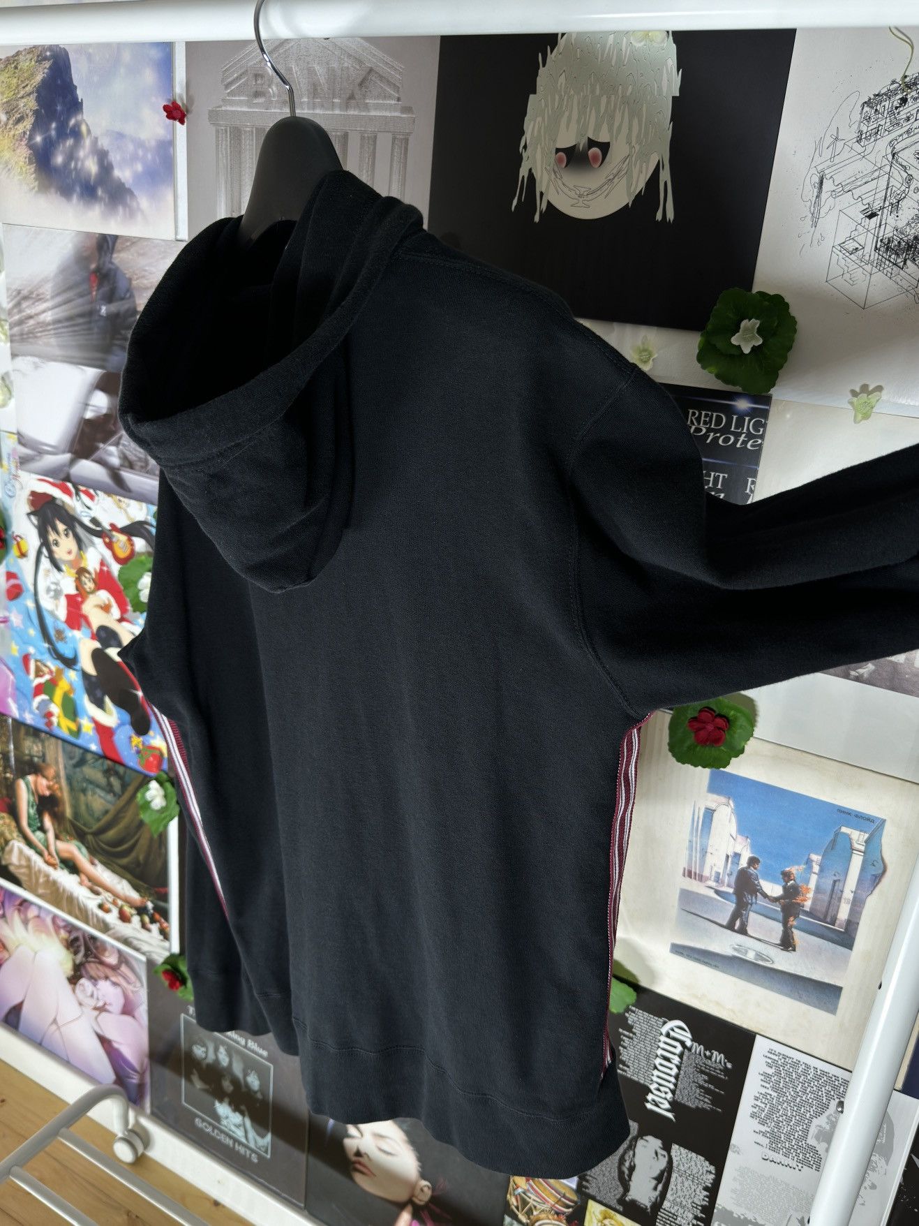 Comme des Garcons Homme 2007 Striped Panels Zip-Up Sweatshirt Size US M / EU 48-50 / 2 - 5 Thumbnail