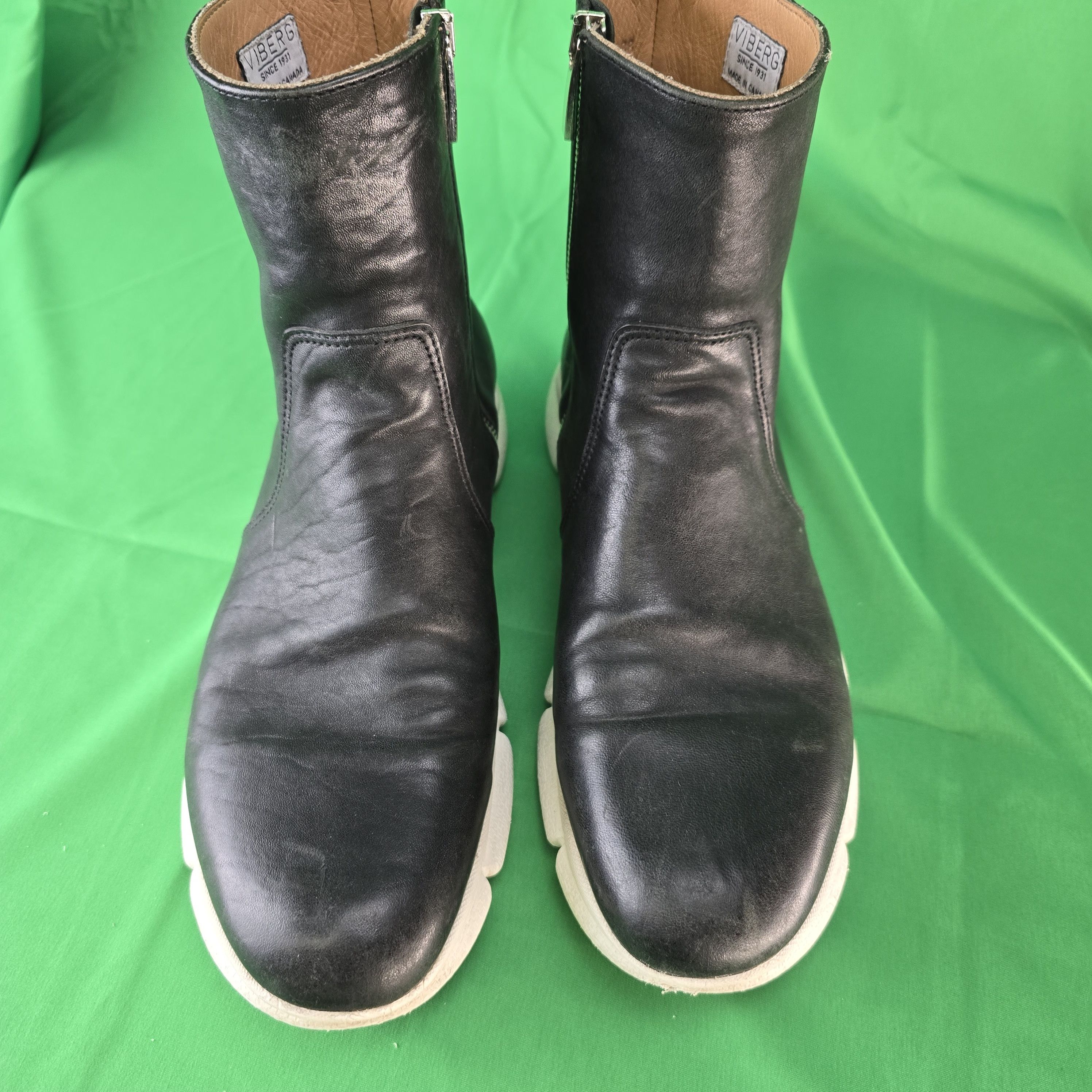 Viberg Viberg 2019 Drop Three SideZip Sneaker Boots Black Horsebutt Size US 9 / EU 42 - 7 Thumbnail