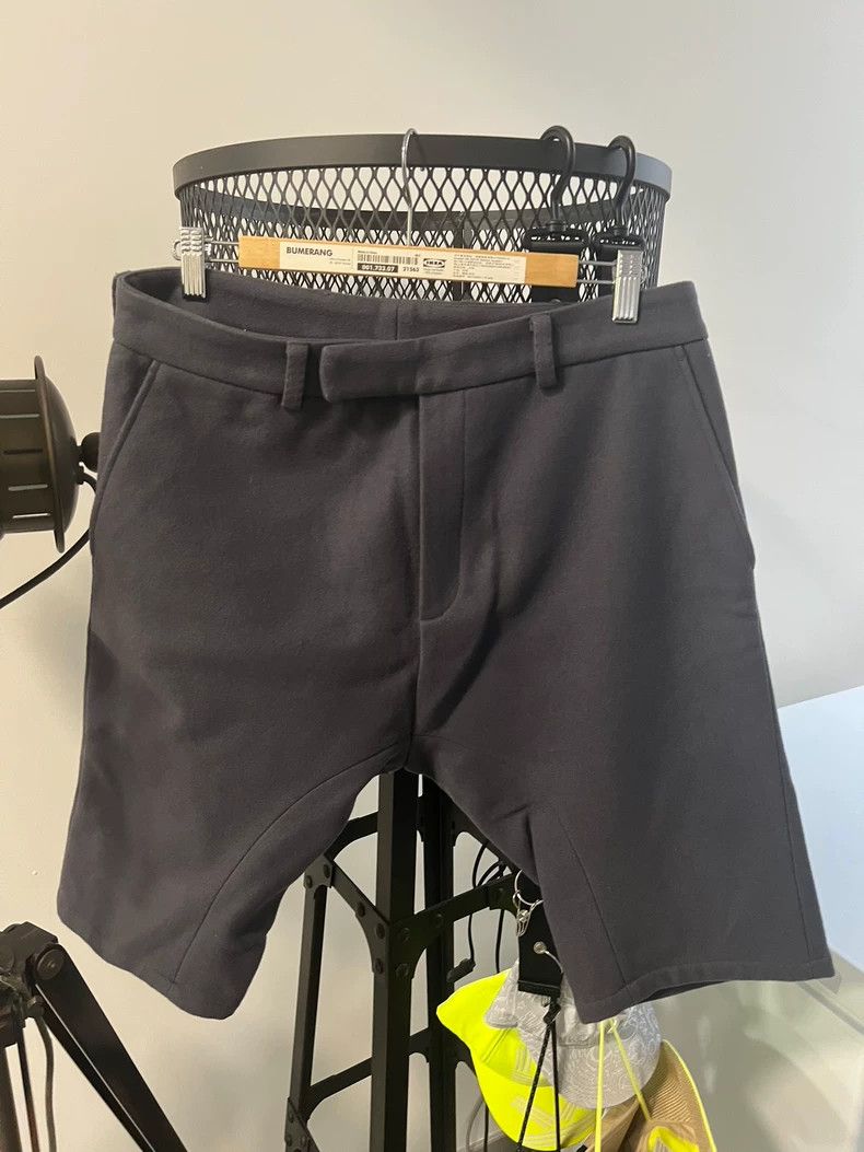 Raf Simons Gray Wool Shorts by Raf Simons Size US 34 / EU 50 - 1 Thumbnail