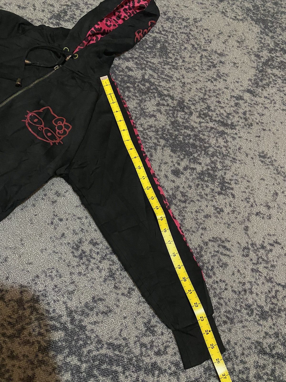 Japanese Brand Y2k Hello Kitty leopard ifsixwasnine style zip hoodie Size S / US 4 / IT 40 - 13 Thumbnail