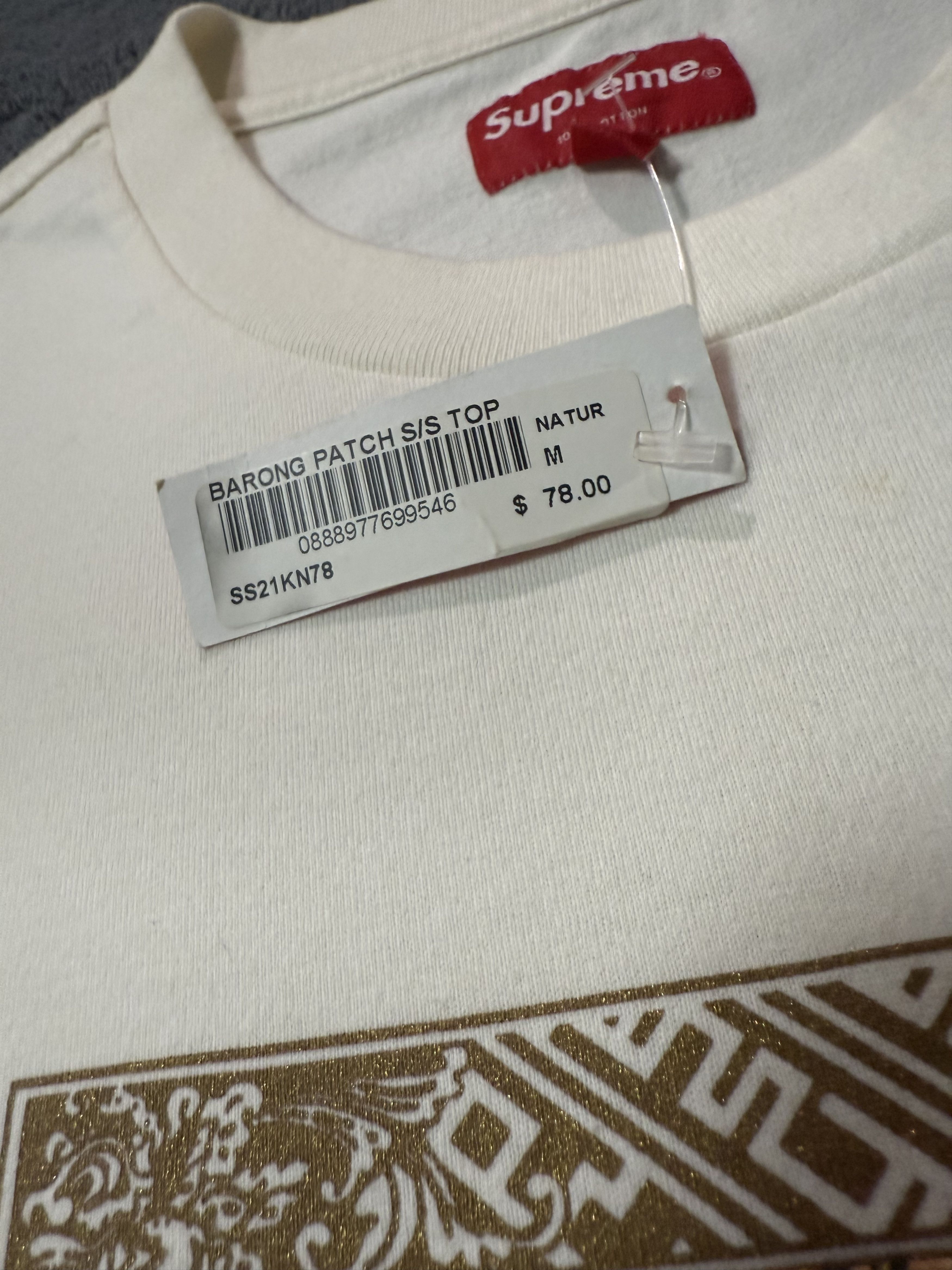 Supreme Supreme BARONG PATCH S/S (2021) – w/ Tag – Minor Stains Size US M / EU 48-50 / 2 - 7 Thumbnail