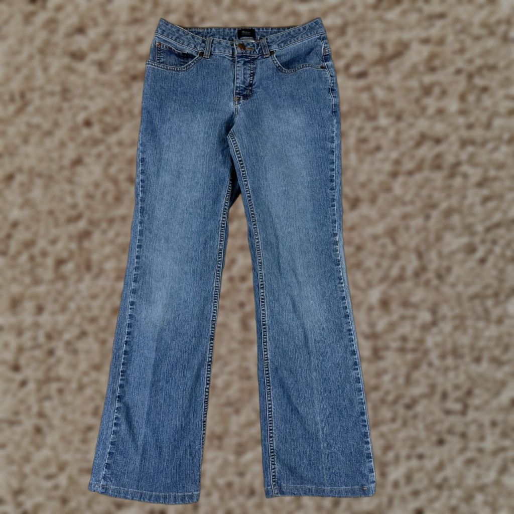 Mossimo Vintage Mossimo Blue Denim Bootcut Jeans Women's Regular Fit 24x28 Stretch Cotton Size 25" / US 0 / IT 36 - 1 Thumbnail
