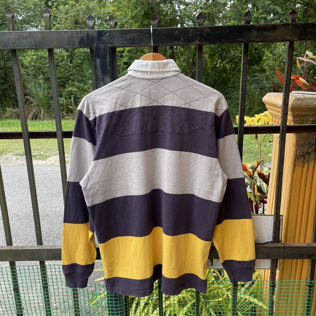 Polo Ralph Lauren × Ralph Lauren × Vintage 🔥Polo Sport Ralph Lauren Striped Distress Rugby Shirts Size US L / EU 52-54 / 3 - 2 Thumbnail