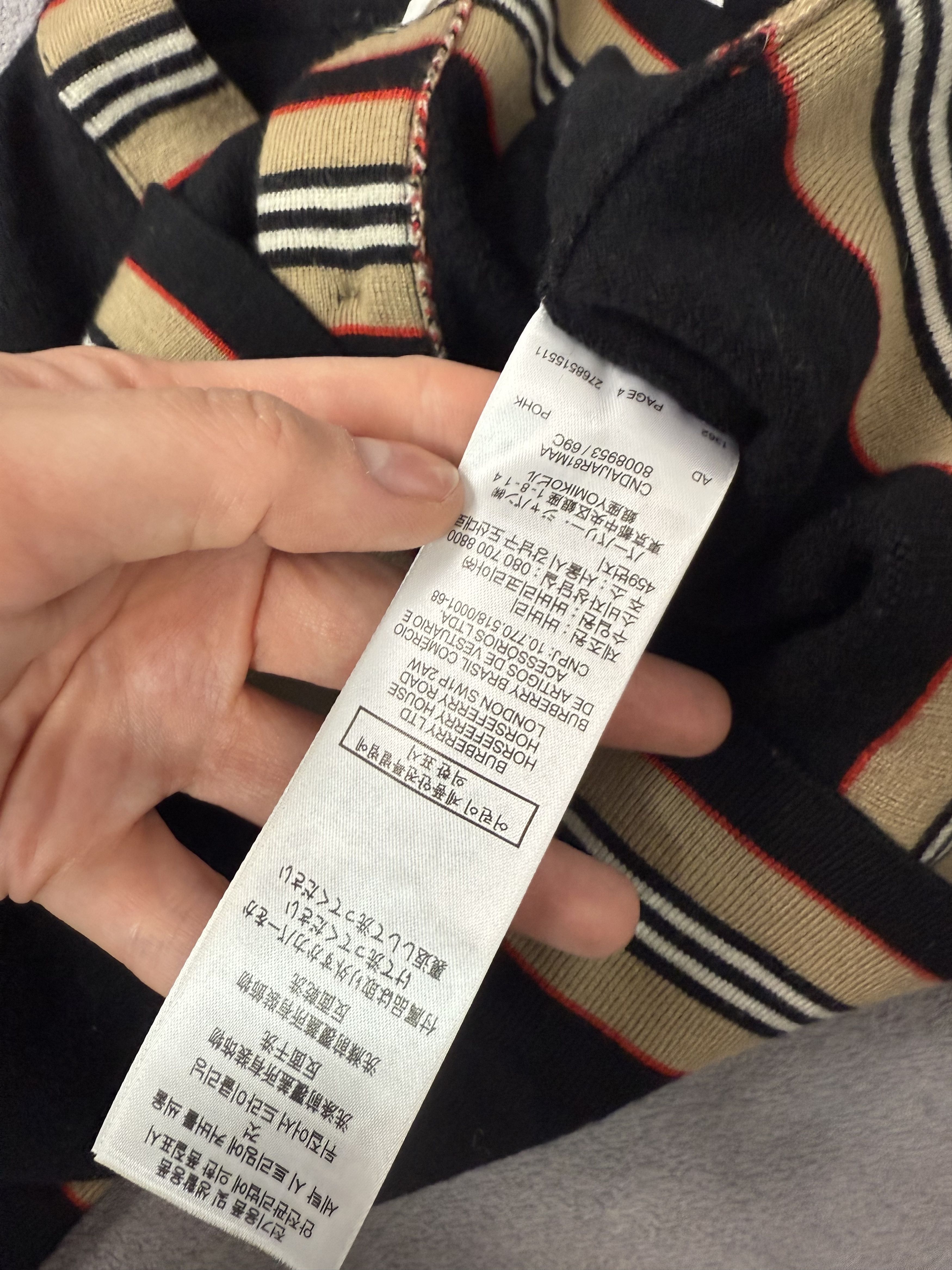 Burberry Black Burberry Wool Sweater XS Size XS / US 0-2 / IT 36-38 - 12 Thumbnail